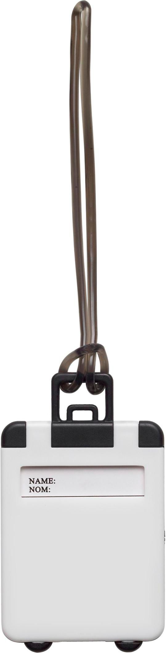 Étiquette bagage Jenson | Plastique | Forme trolley