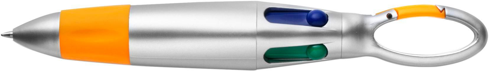 Stylo bille Marvin | Plastique | 4 couleurs d'encre