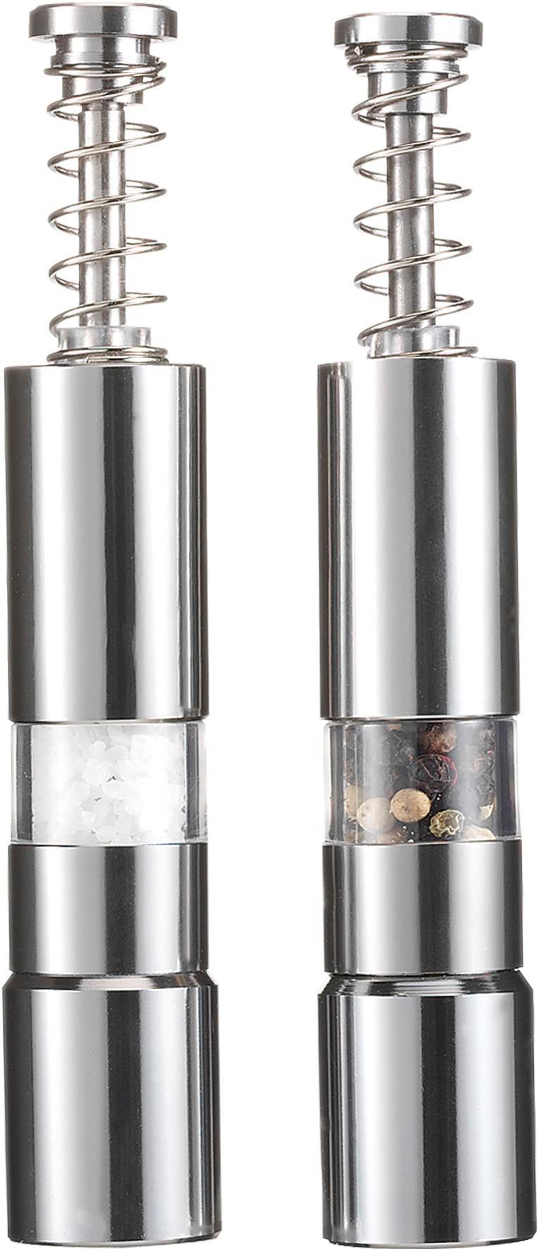 Set moulins sel et poivre Annalena | Inox | 2 pcs