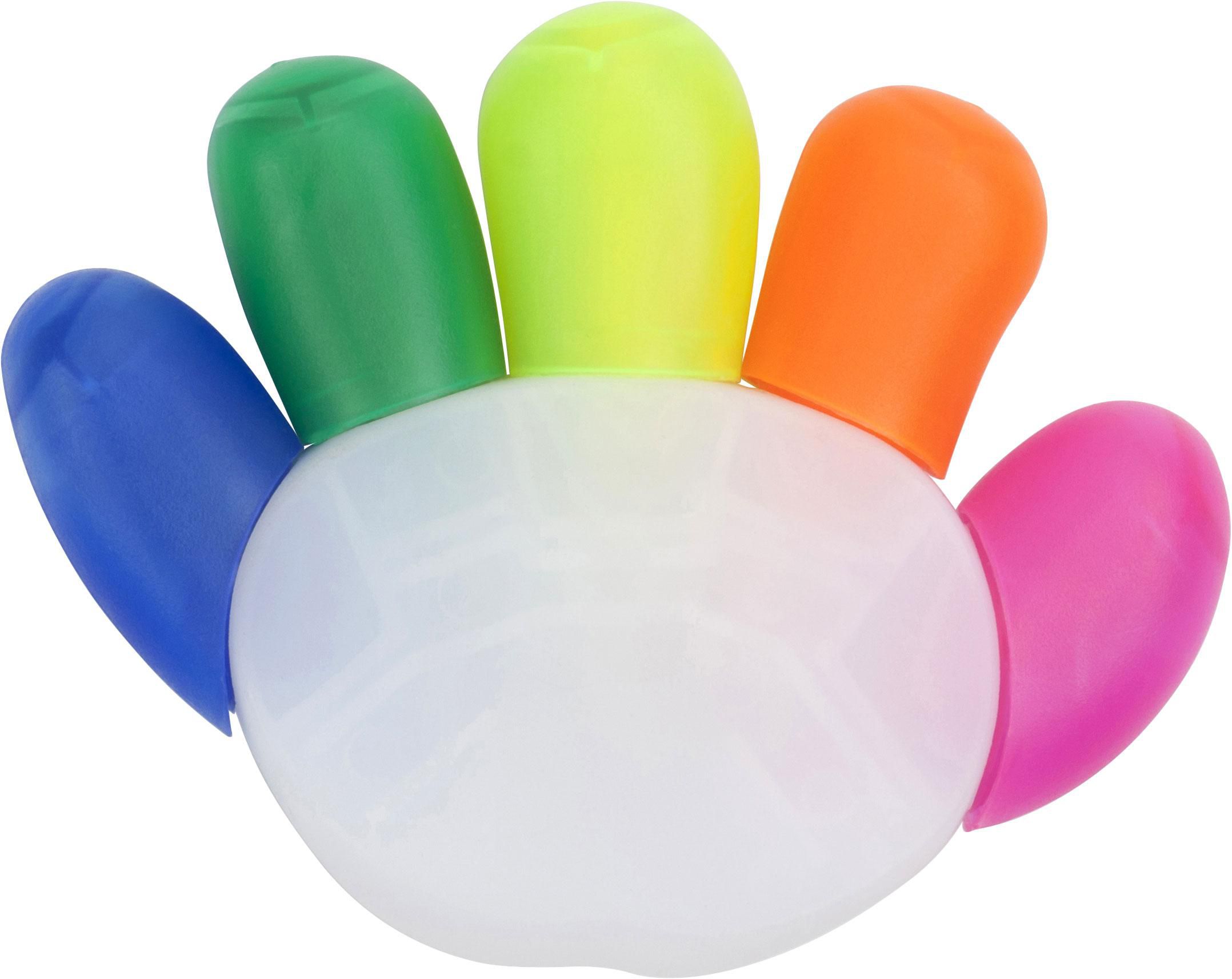 Surligneur Sierra | 5 couleurs | Forme main