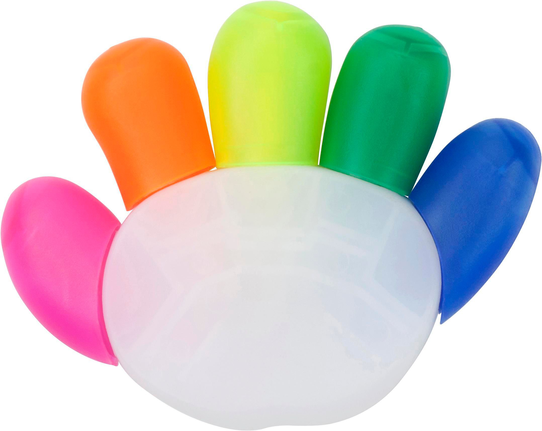 Surligneur Sierra | 5 couleurs | Forme main
