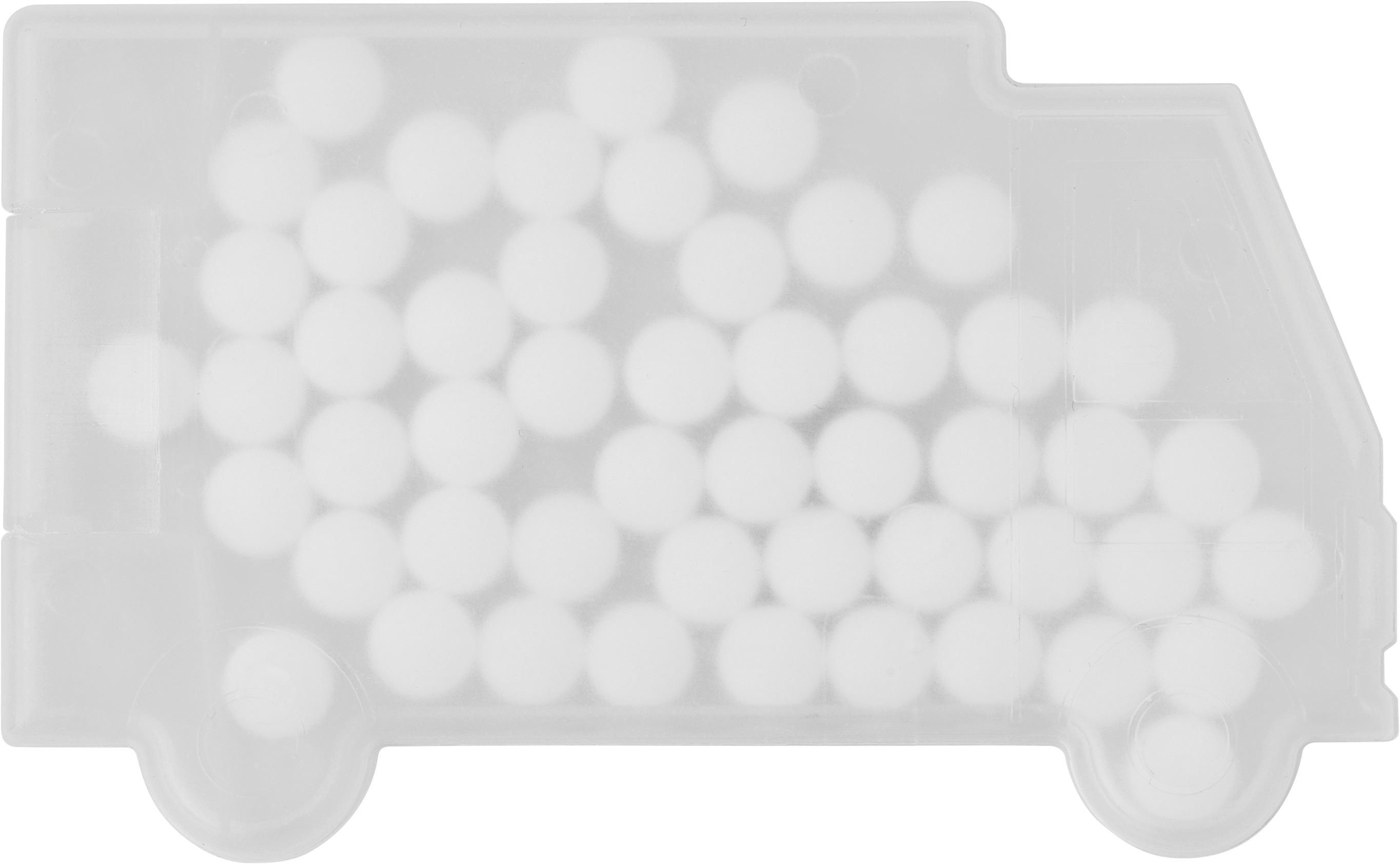Carte à menthe Richard | Forme de camion
