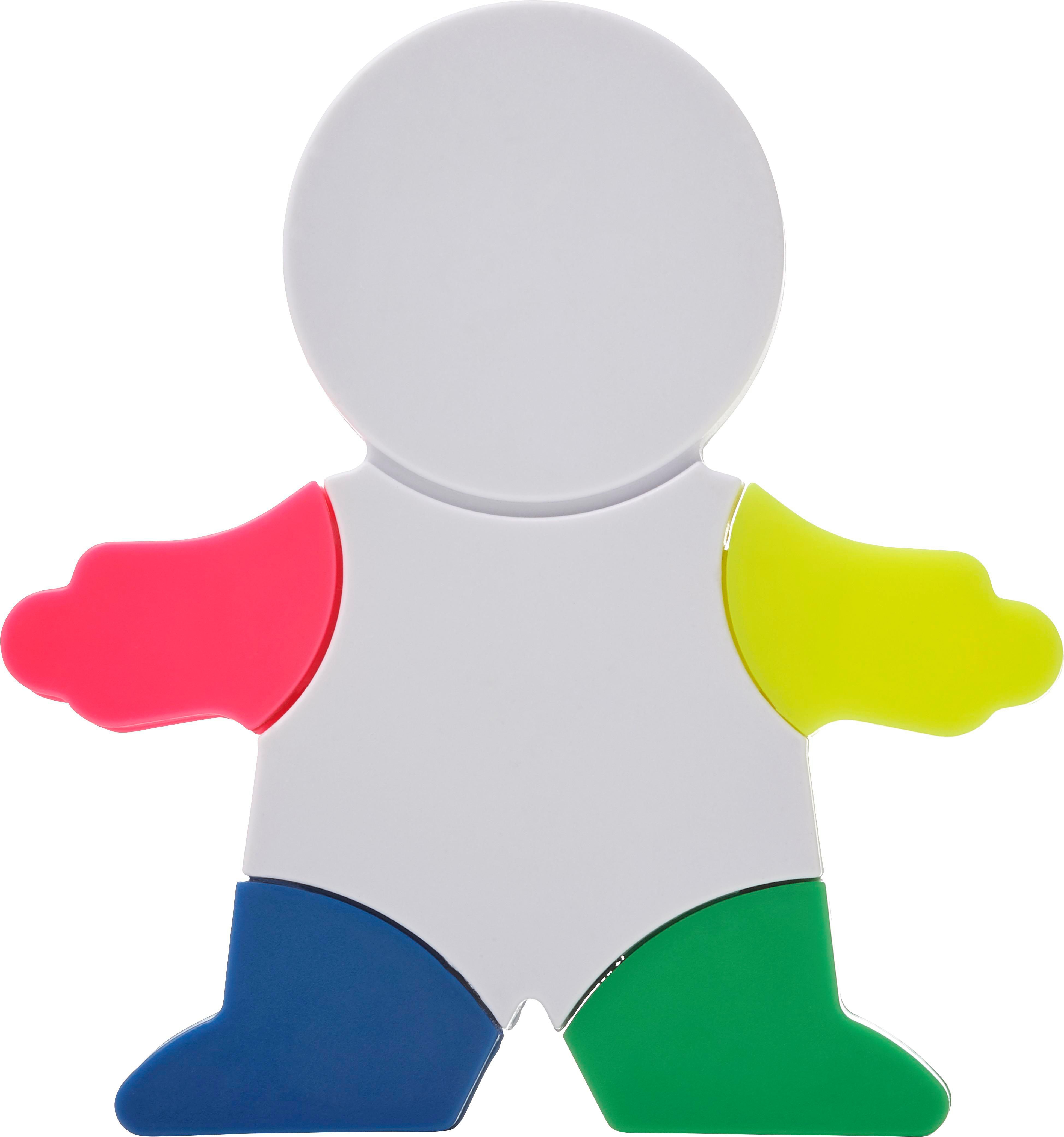 Set de surligneurs Ella | Forme mannequin | 4 couleurs