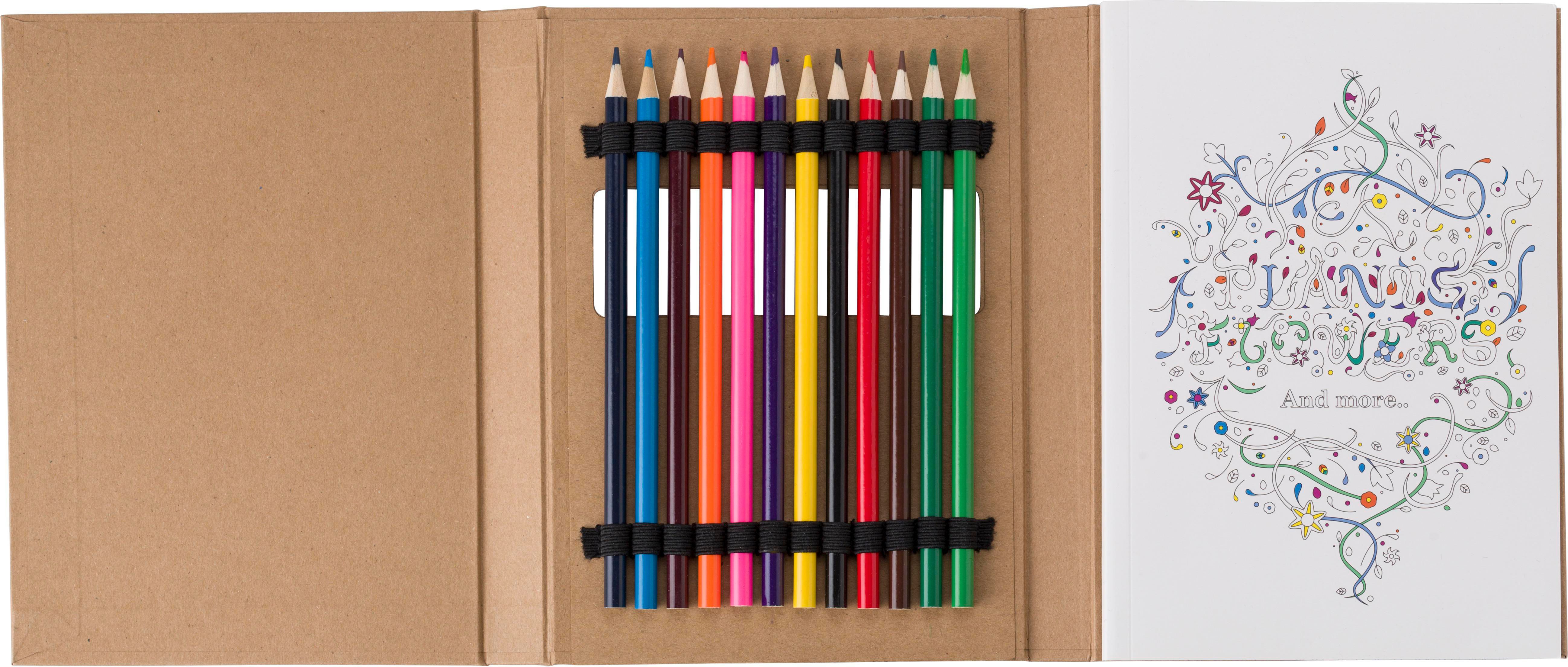 Kit de coloriage Kora | Carton | 12 pièces