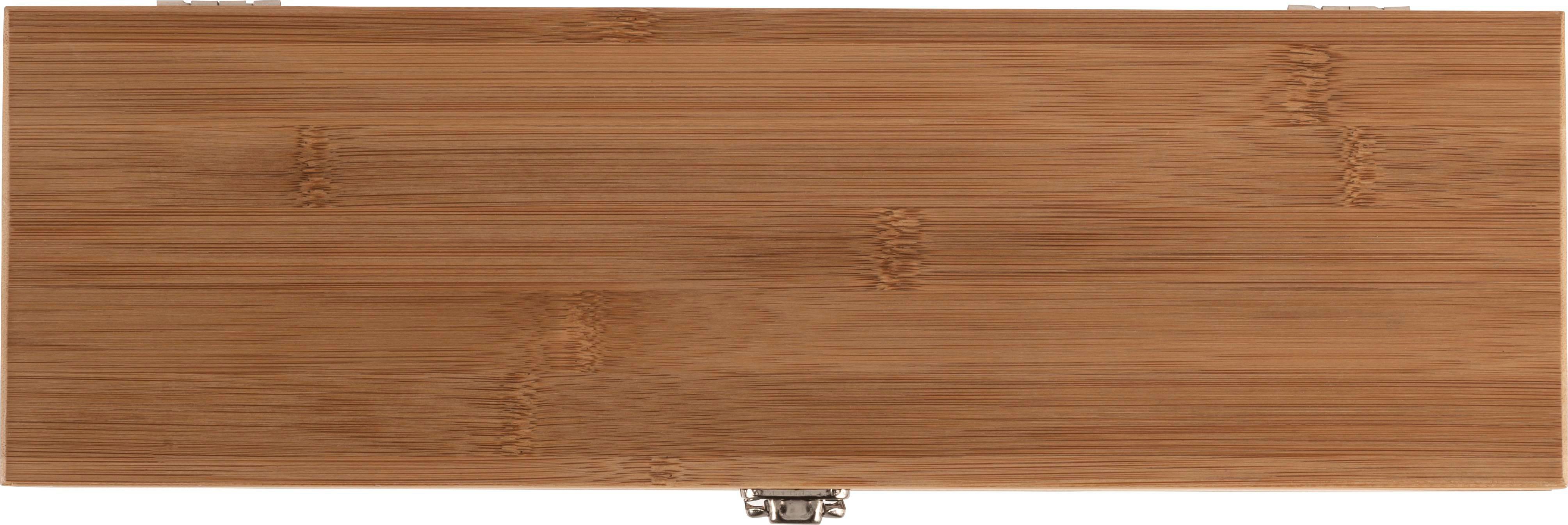Coffret à vin Gareth | Bambou | 4 pièces