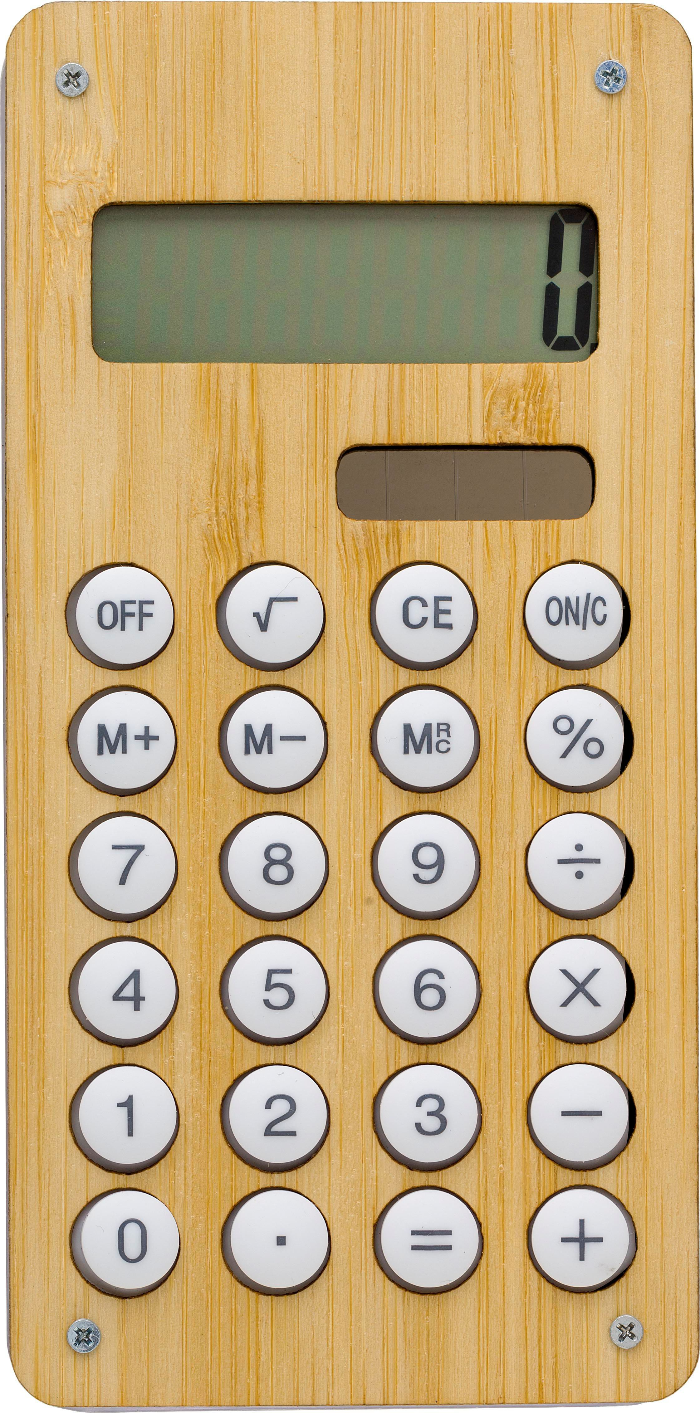 Calculatrice Thomas | Bambou | Solaire
