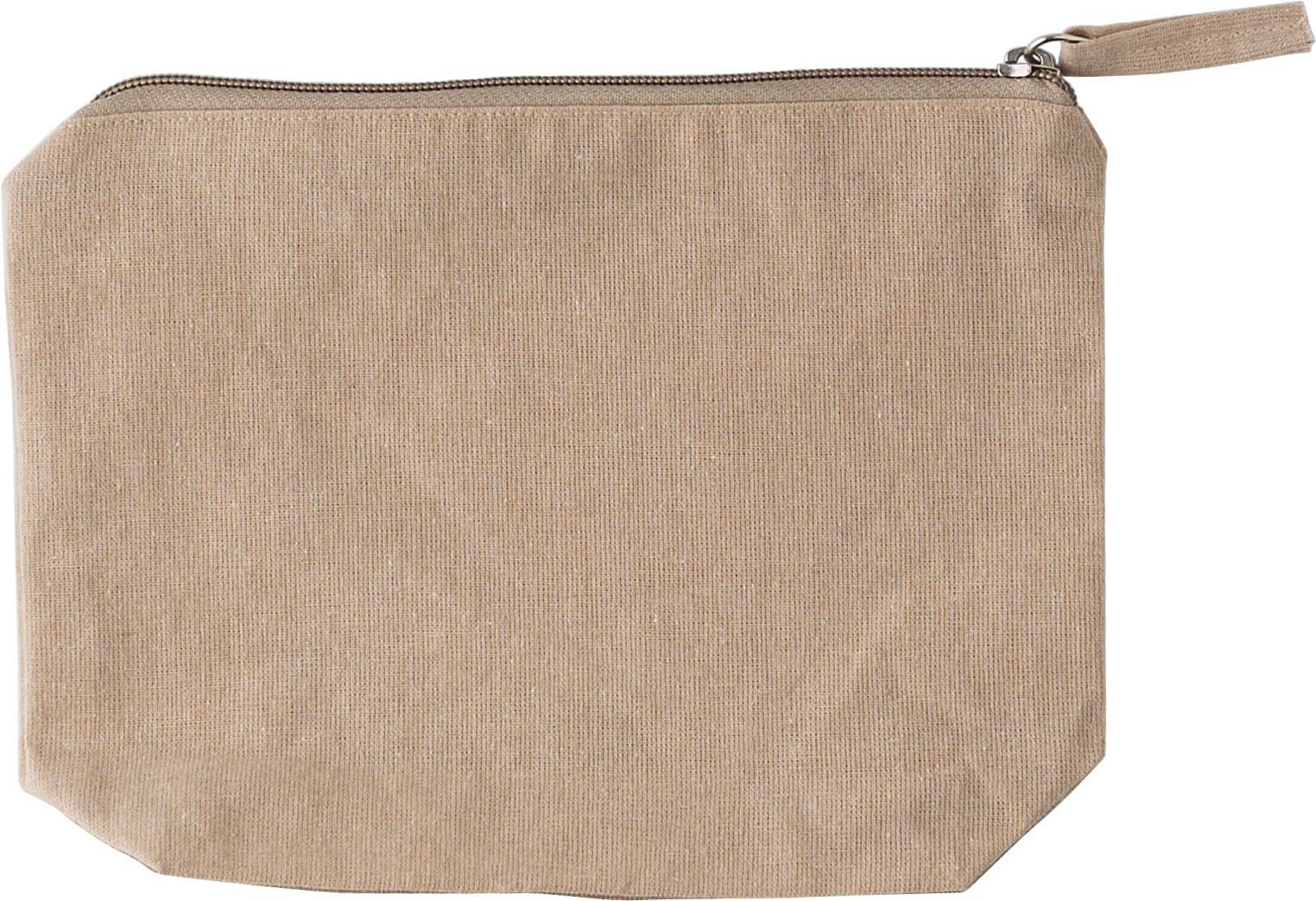 Pochette cosmétique Cressida | Coton recyclé 180 g/m²