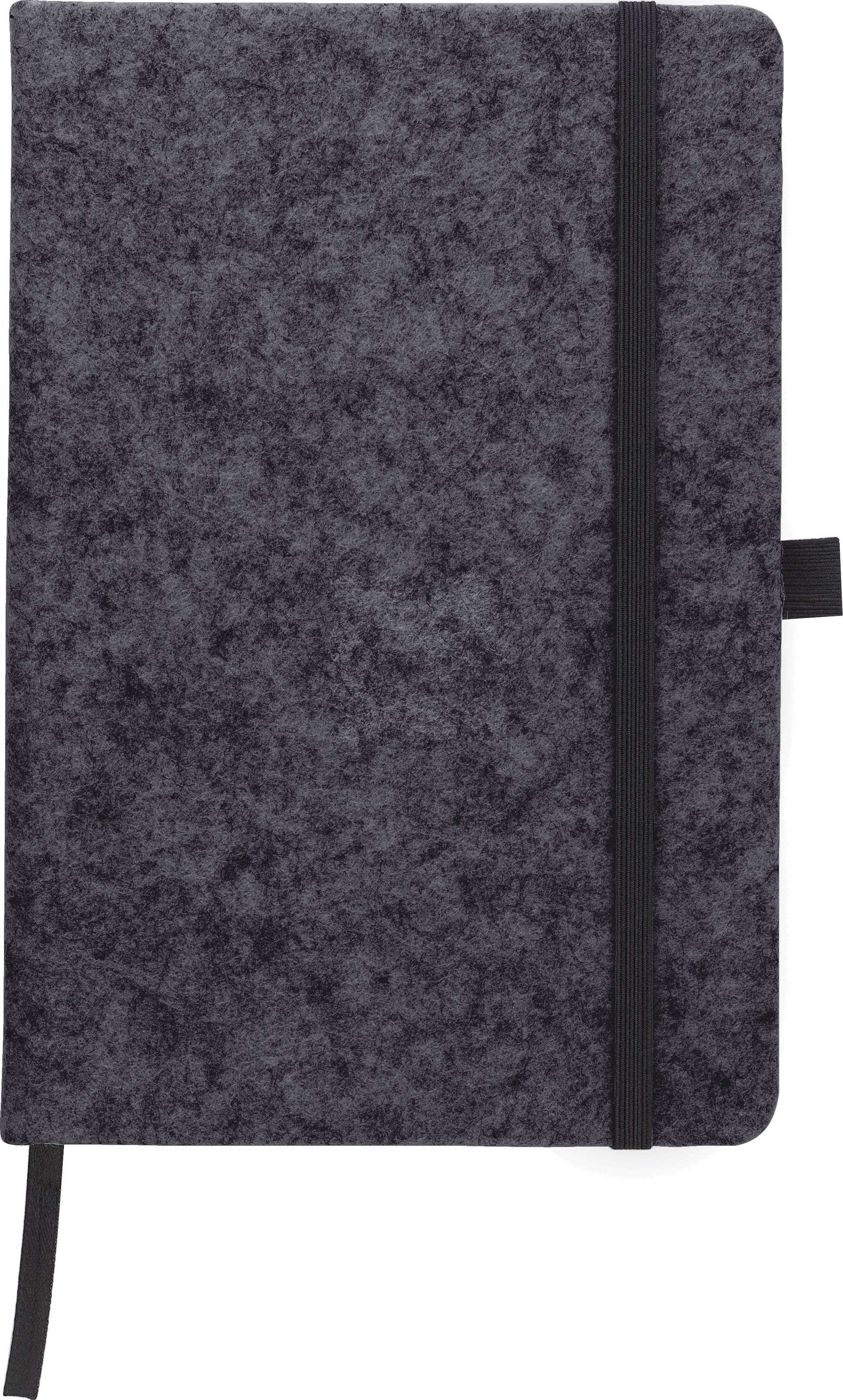 Carnet de notes Harper | Feutre recyclé | A5 | Ligné