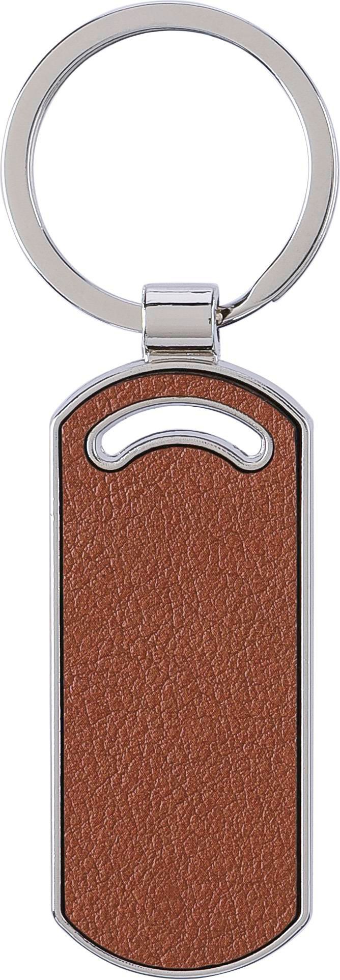 Porte-clés Jill | Recyclé | Cuir | Ovale