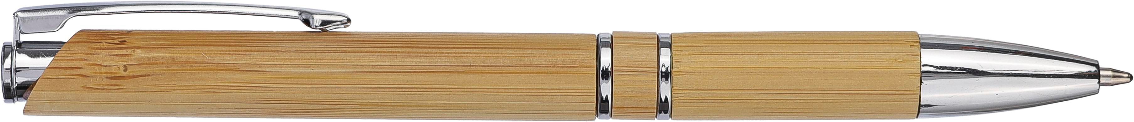 Stylo à bille Deanna | Bambou | Chrome