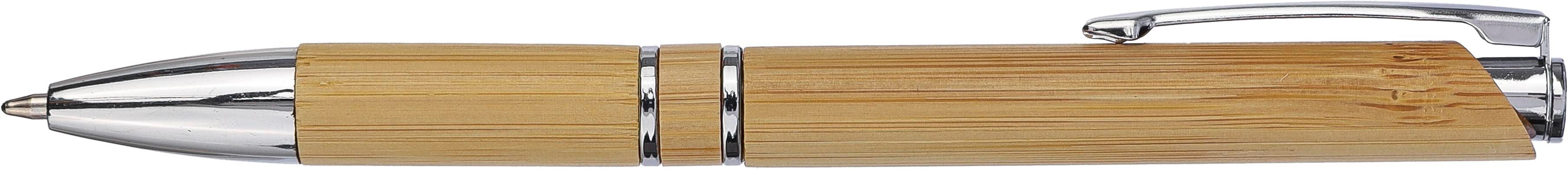 Stylo à bille Deanna | Bambou | Chrome