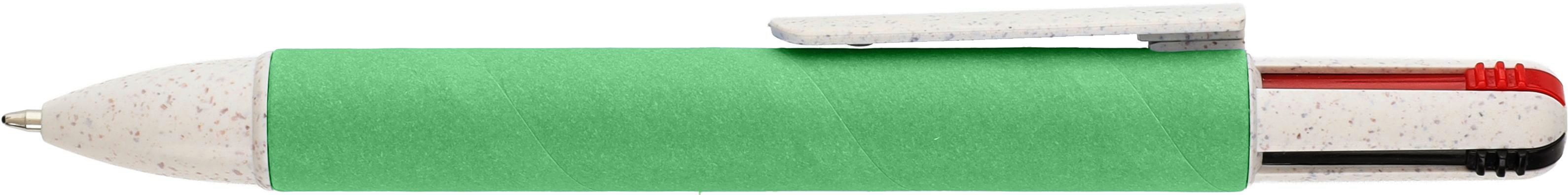 Stylo bille Deborah | Carton recyclé et paille de blé | 4 couleurs