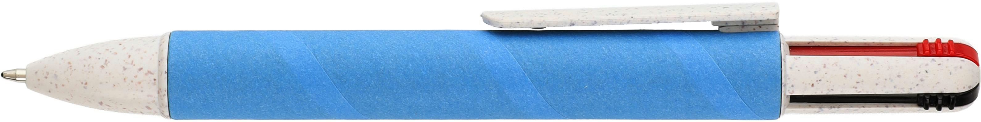 Stylo bille Deborah | Carton recyclé et paille de blé | 4 couleurs