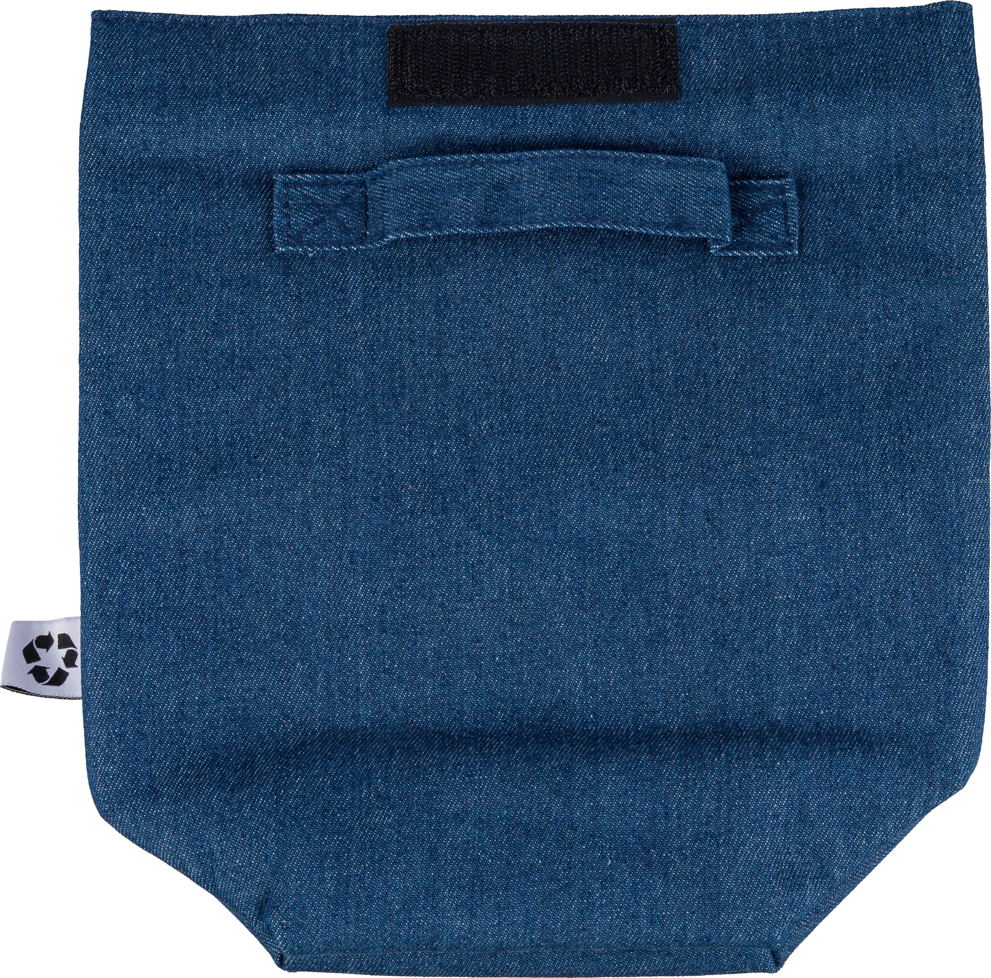 Sac isotherme Mira | Denim recyclé | Rabat roulé | 8 l