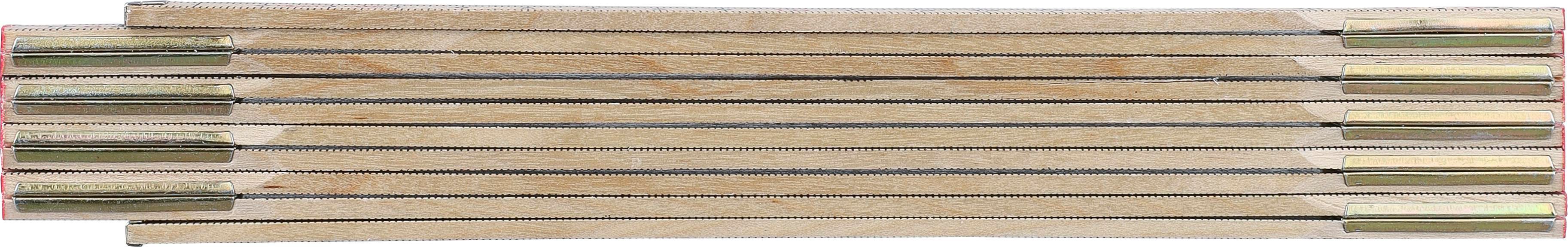 Mètre pliant Ezio | Bois de bouleau | 2 m