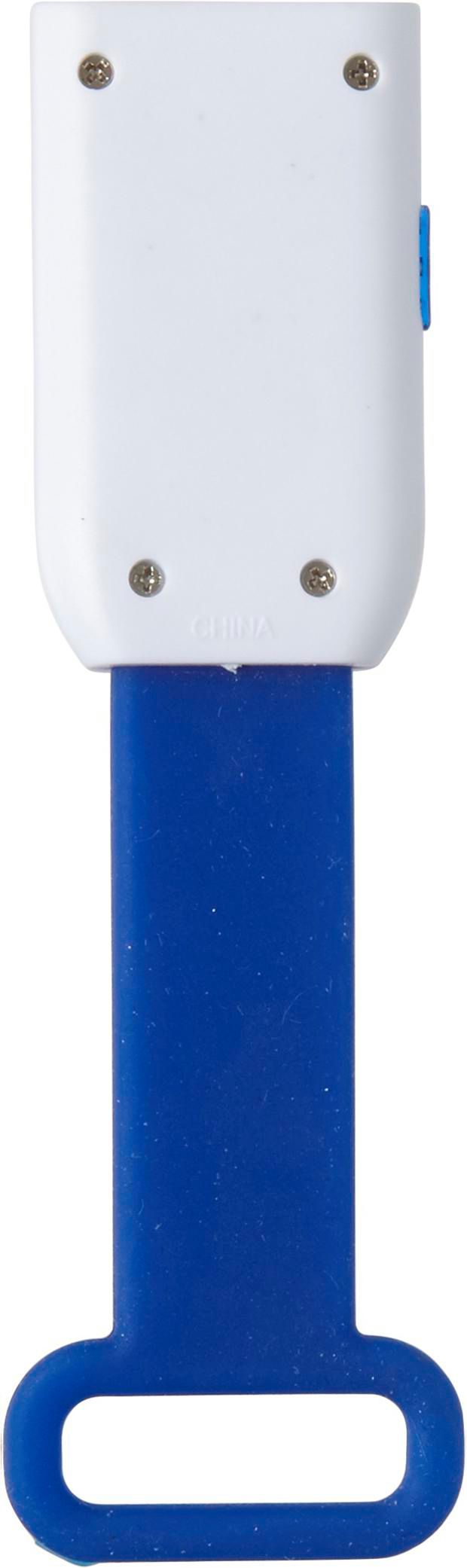 Lumière vélo Duncan | Plastique | 3+1 LED | Sangle silicone
