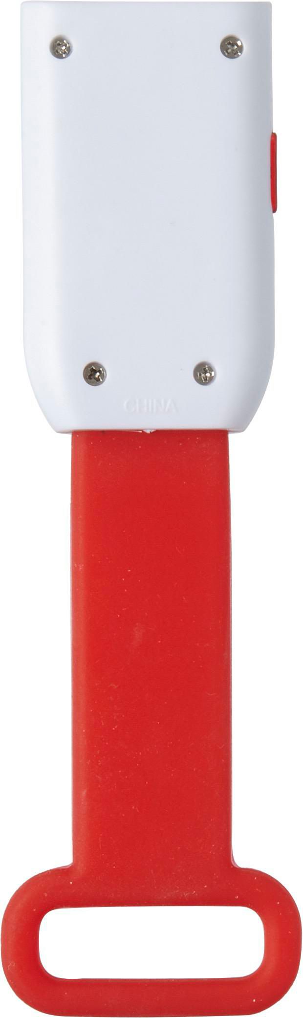Lumière vélo Duncan | Plastique | 3+1 LED | Sangle silicone