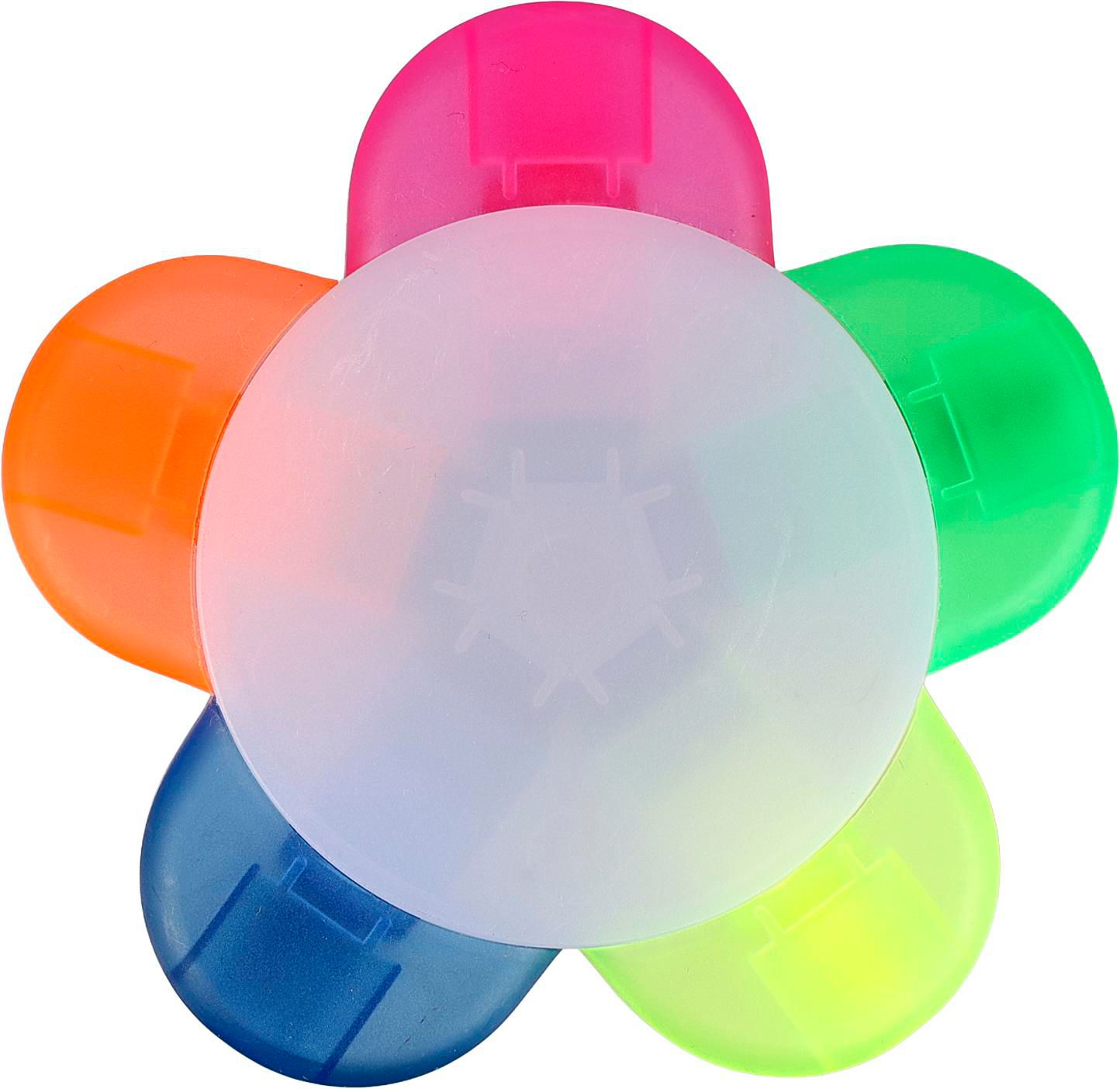 Set de surligneurs Brodie | Plastique | 5 couleurs