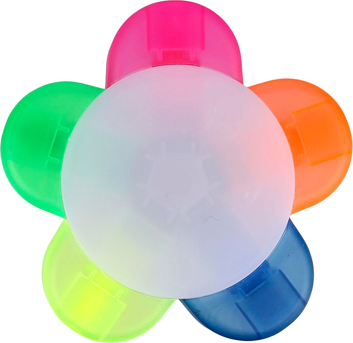Set de surligneurs Brodie | Plastique | 5 couleurs