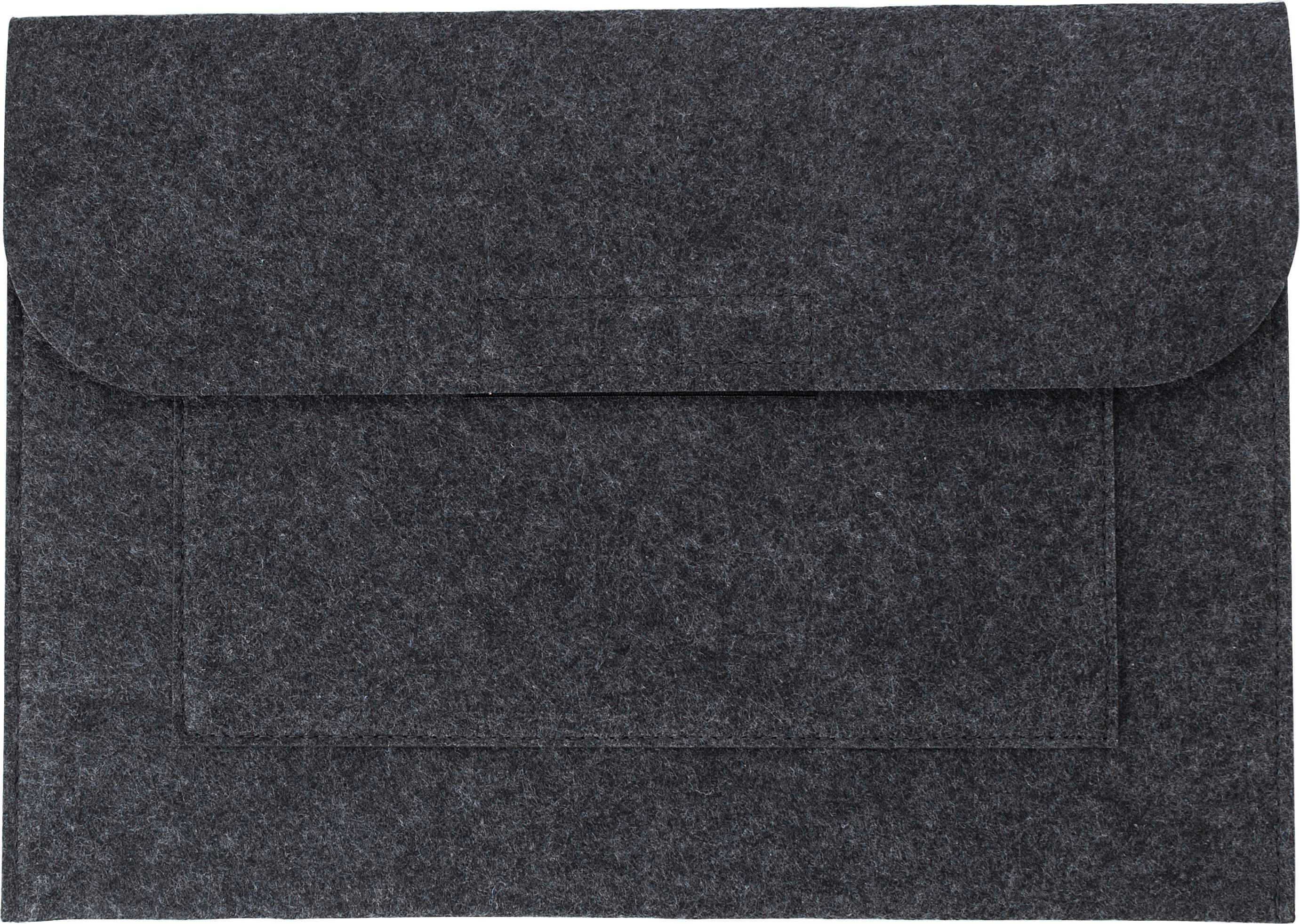 Pochette documents Riley | Feutre recyclé | Fermeture velcro
