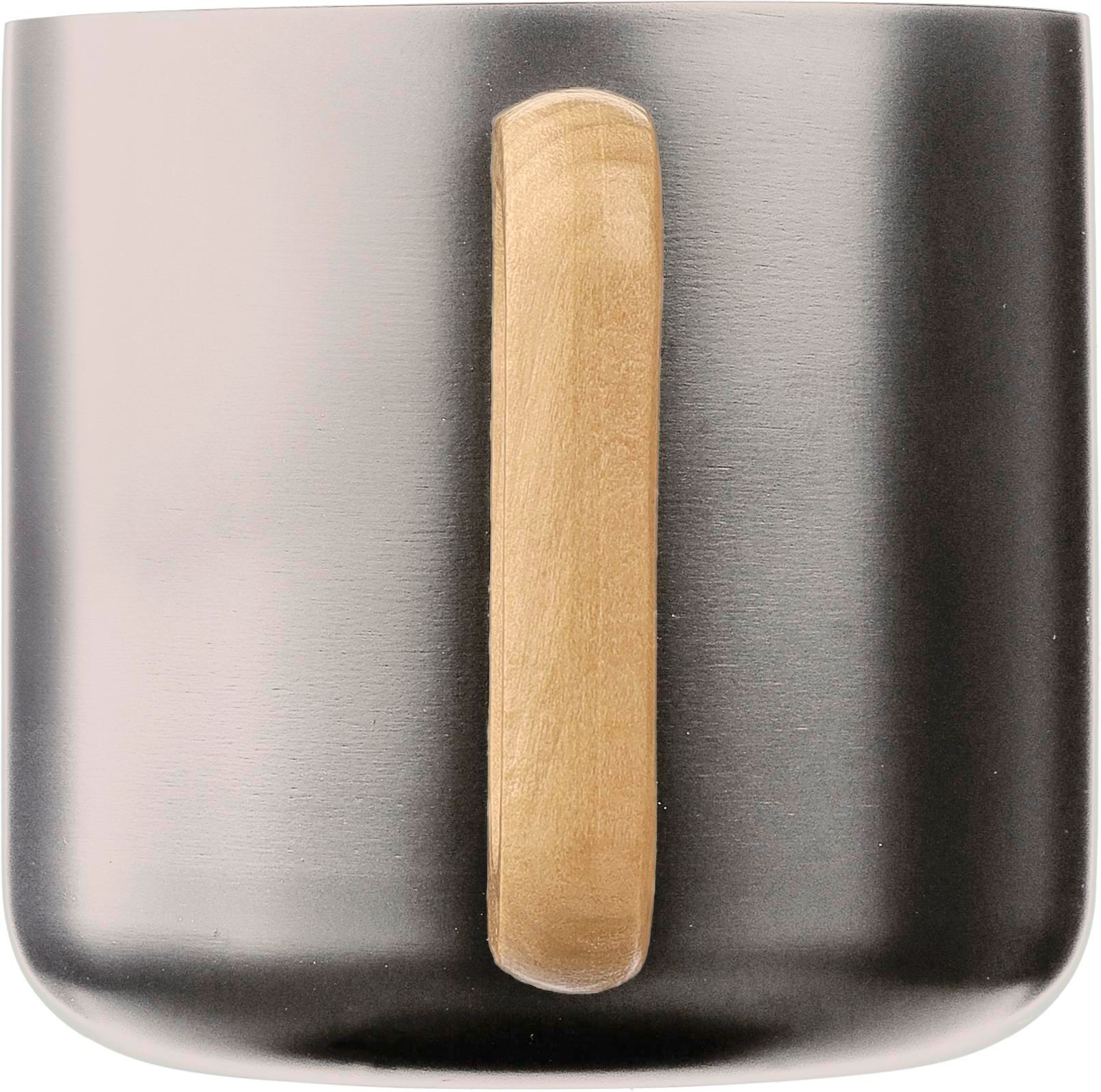 Mug Dwight | Inox recyclé | Manche en bois | 400 ml