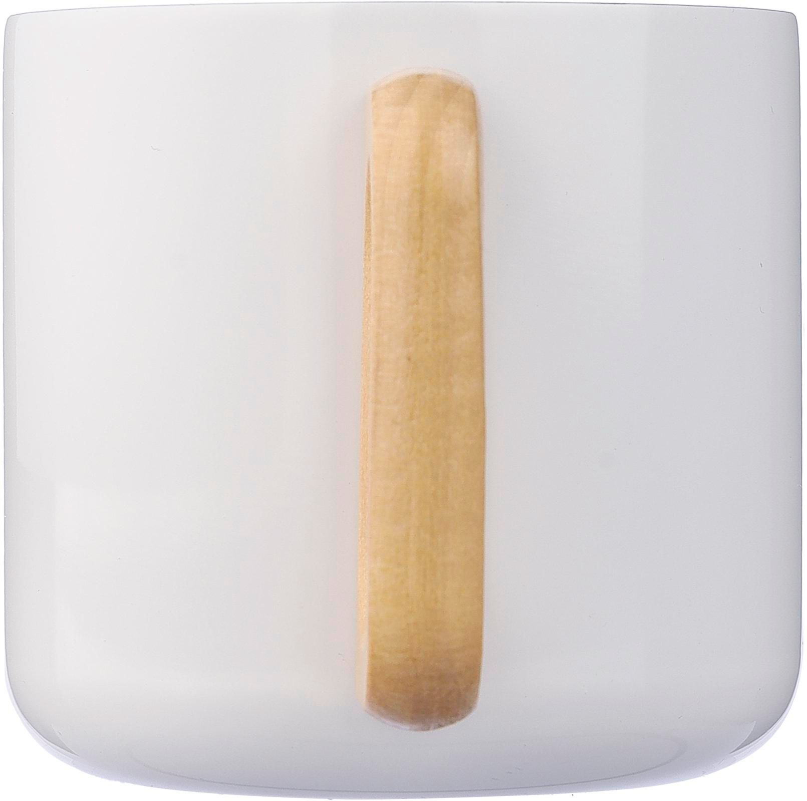 Mug Dwight | Inox recyclé | Manche en bois | 400 ml