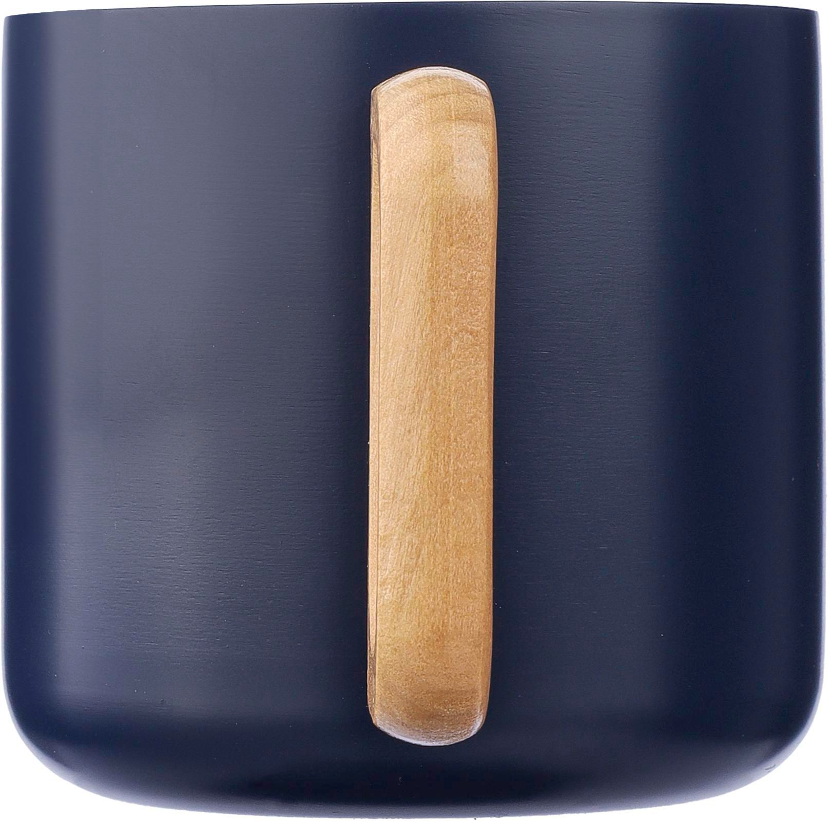 Mug Dwight | Inox recyclé | Manche en bois | 400 ml