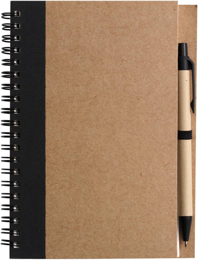 Carnet Stella | Carton recyclé | Ligné | Avec stylo bille
