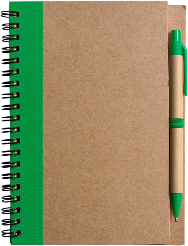 Carnet Stella | Carton recyclé | Ligné | Avec stylo bille