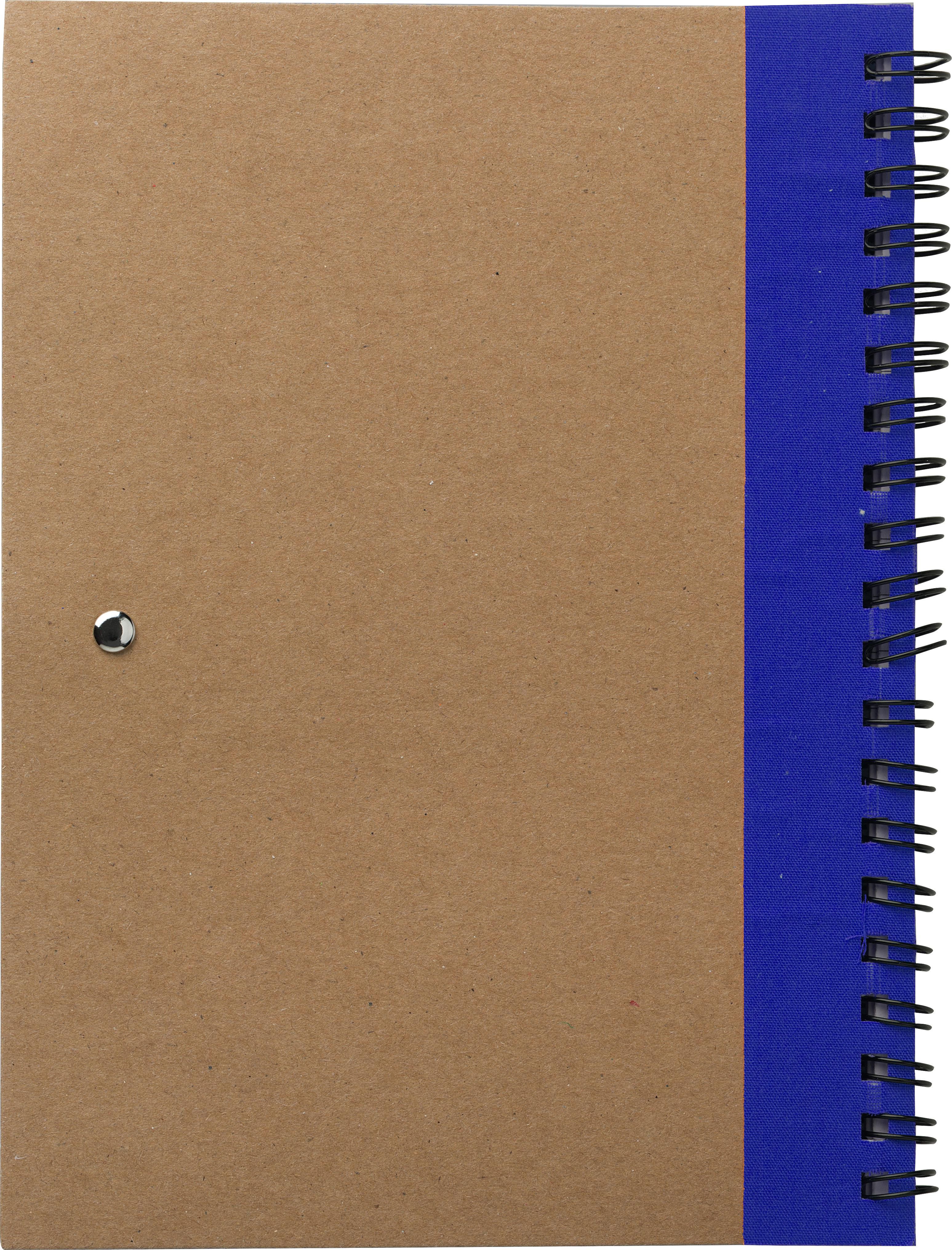 Carnet Stella | Carton recyclé | Ligné | Avec stylo bille