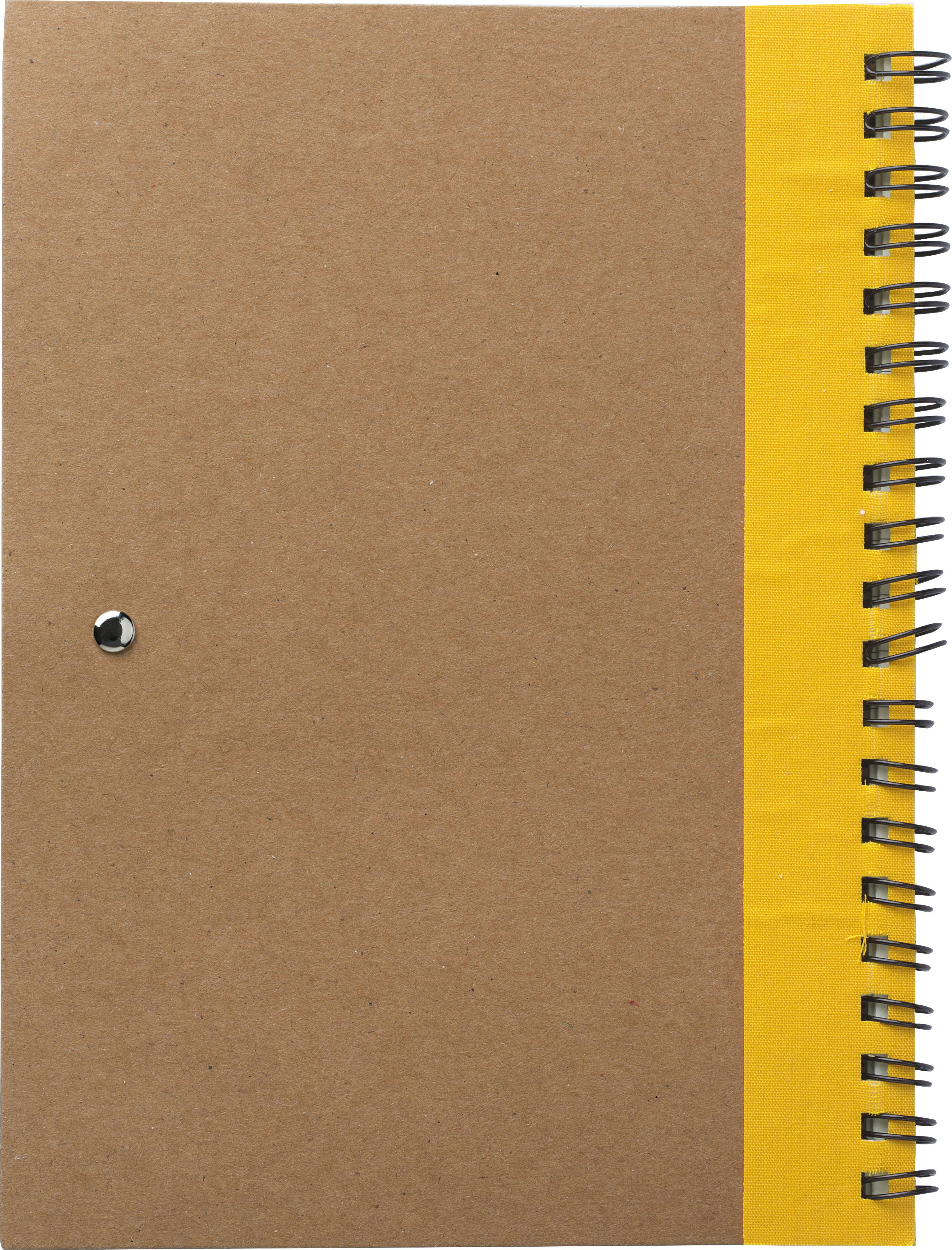 Carnet Stella | Carton recyclé | Ligné | Avec stylo bille