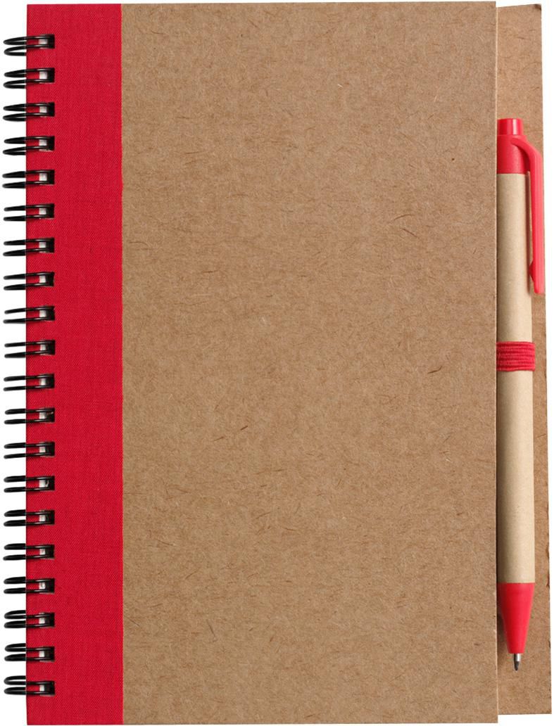Carnet Stella | Carton recyclé | Ligné | Avec stylo bille