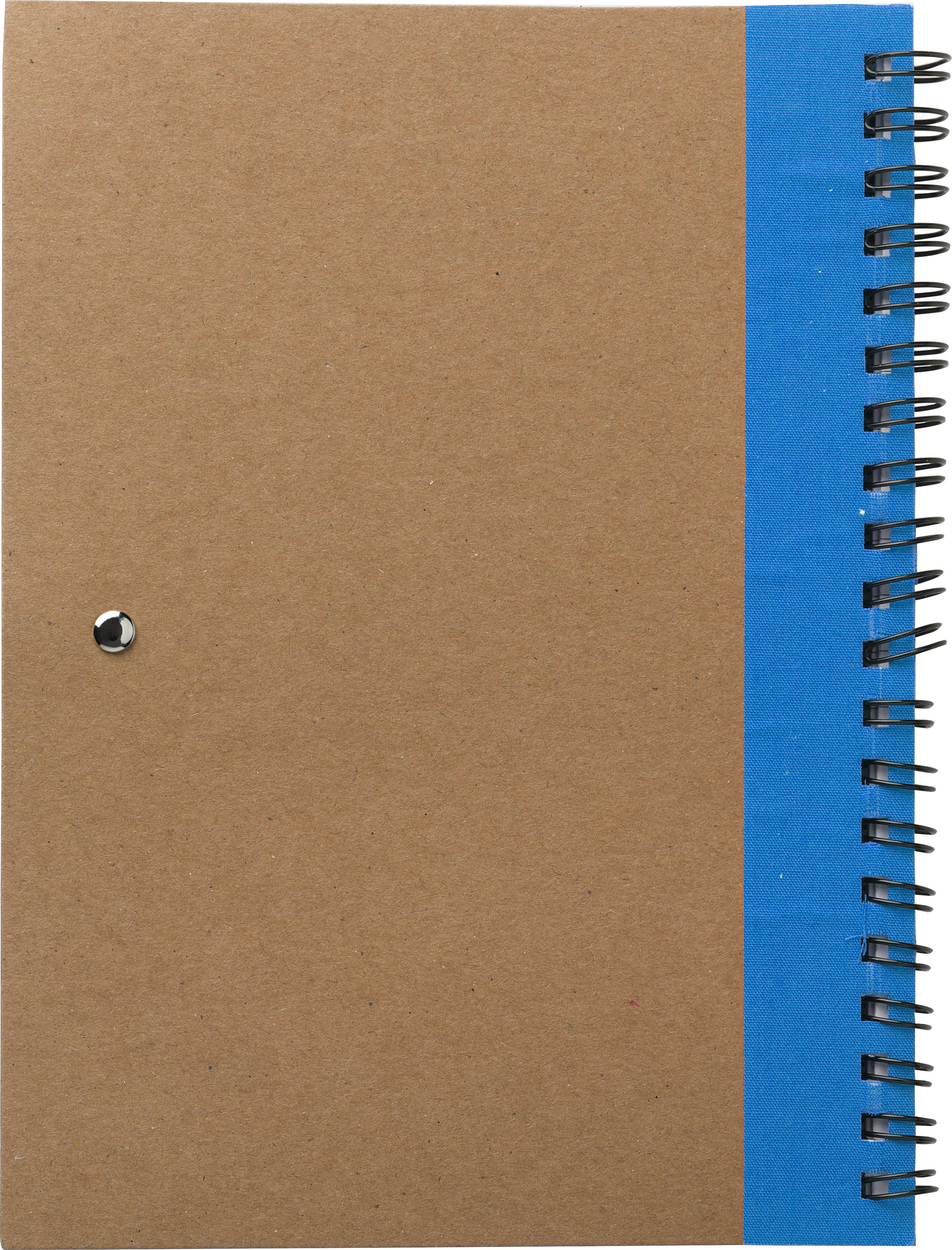 Carnet Stella | Carton recyclé | Ligné | Avec stylo bille