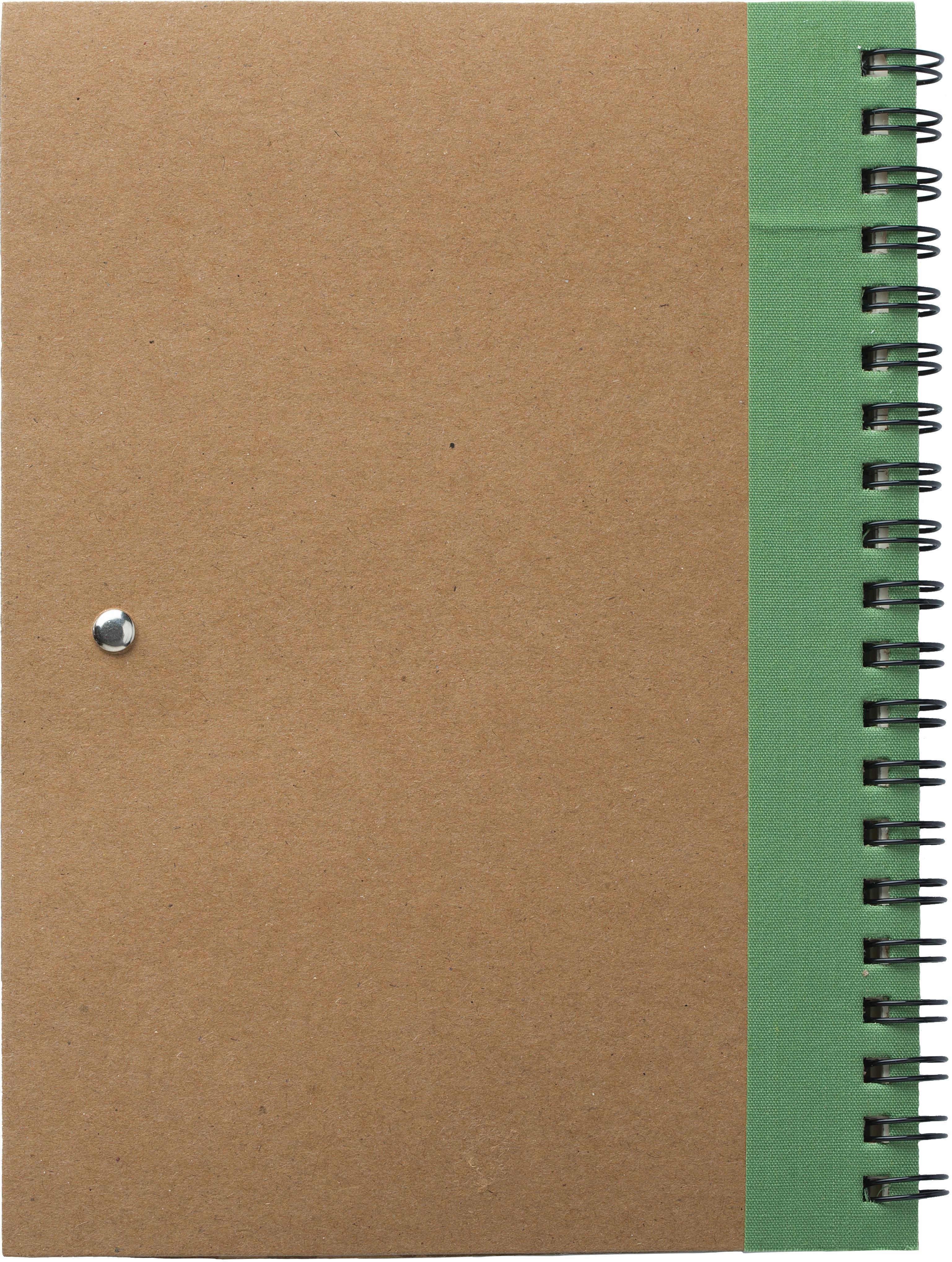 Carnet Stella | Carton recyclé | Ligné | Avec stylo bille