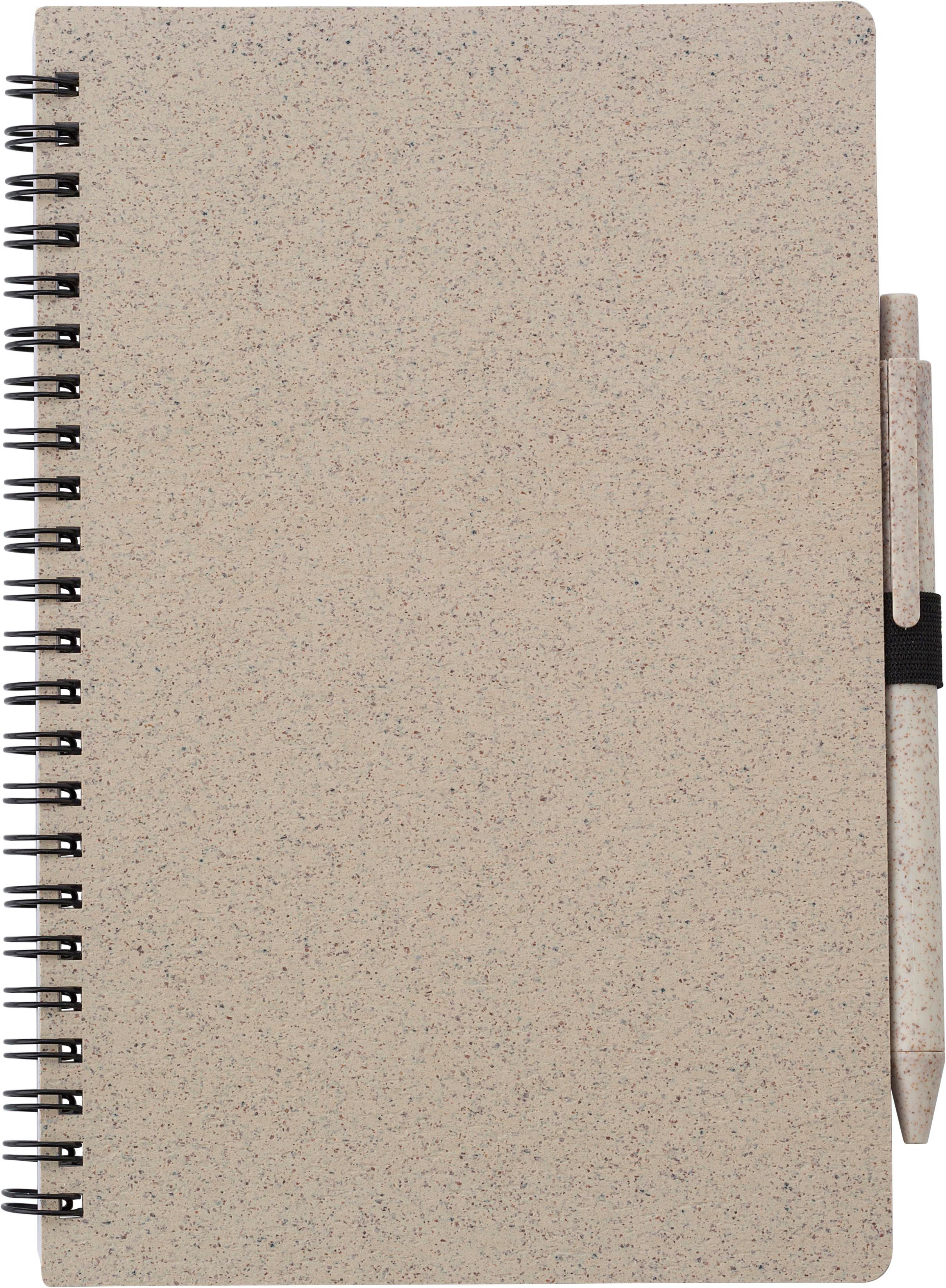 Carnet Massimo | Paille de blé | A5 | Ligné