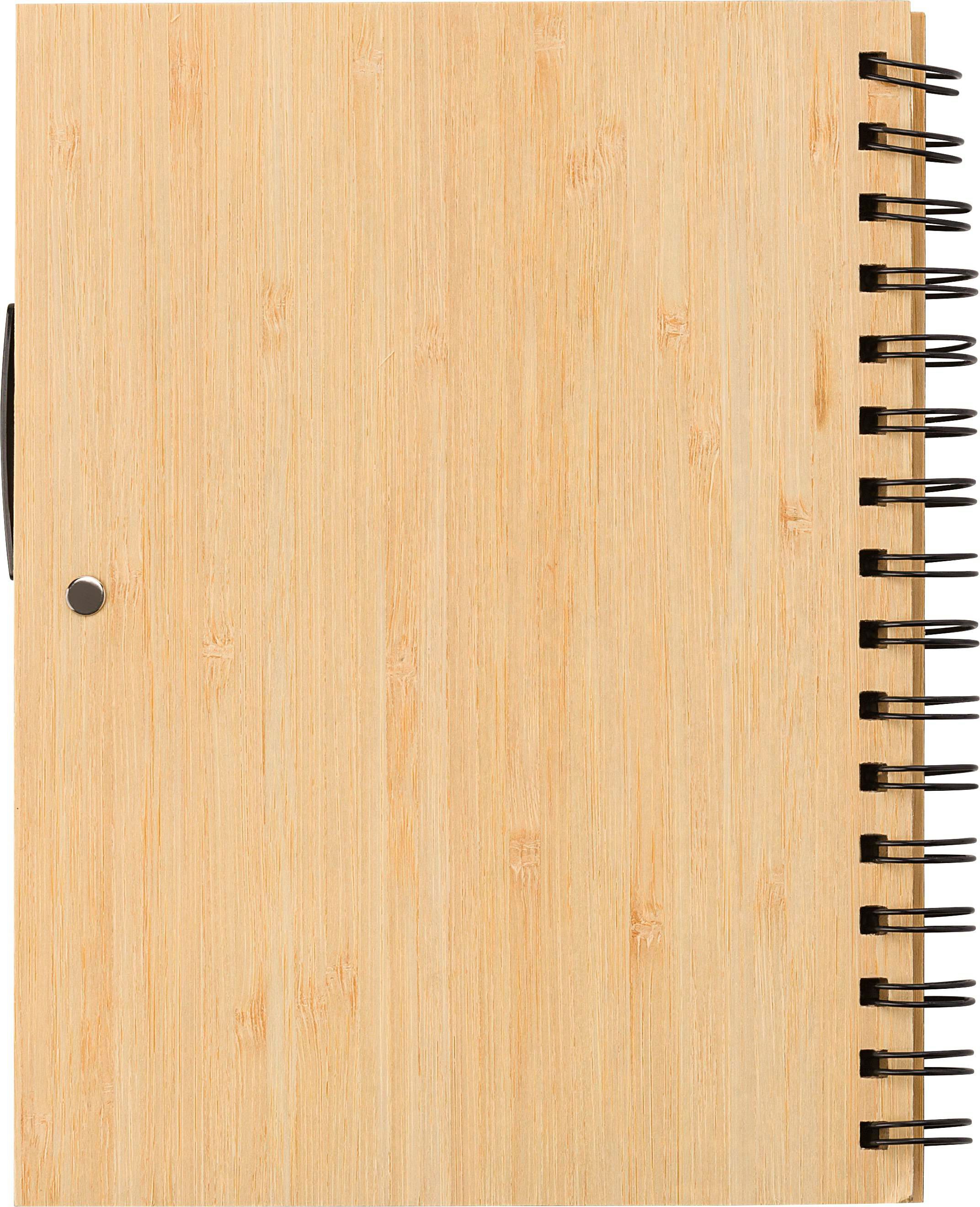 Carnet Carmen | Bambou | A5 | Ligné | Avec stylo bille