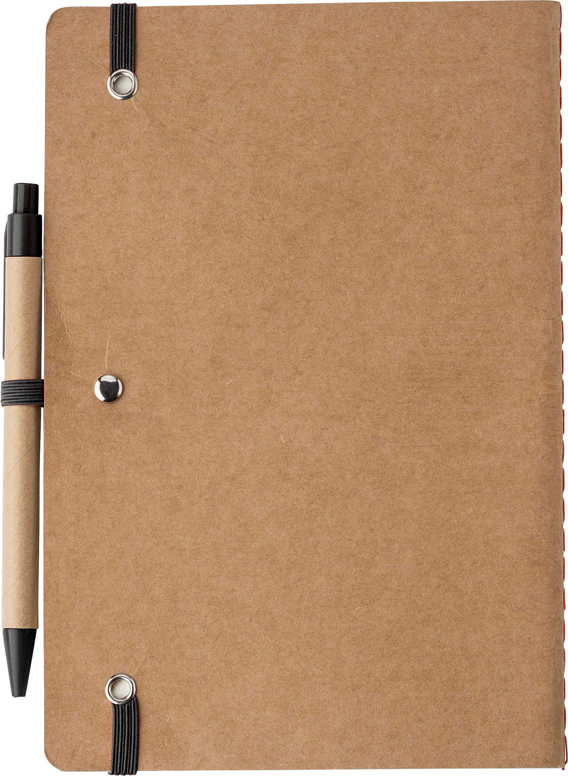 Carnet Theodore | Carton recyclé | A5 | Uni | Avec stylo