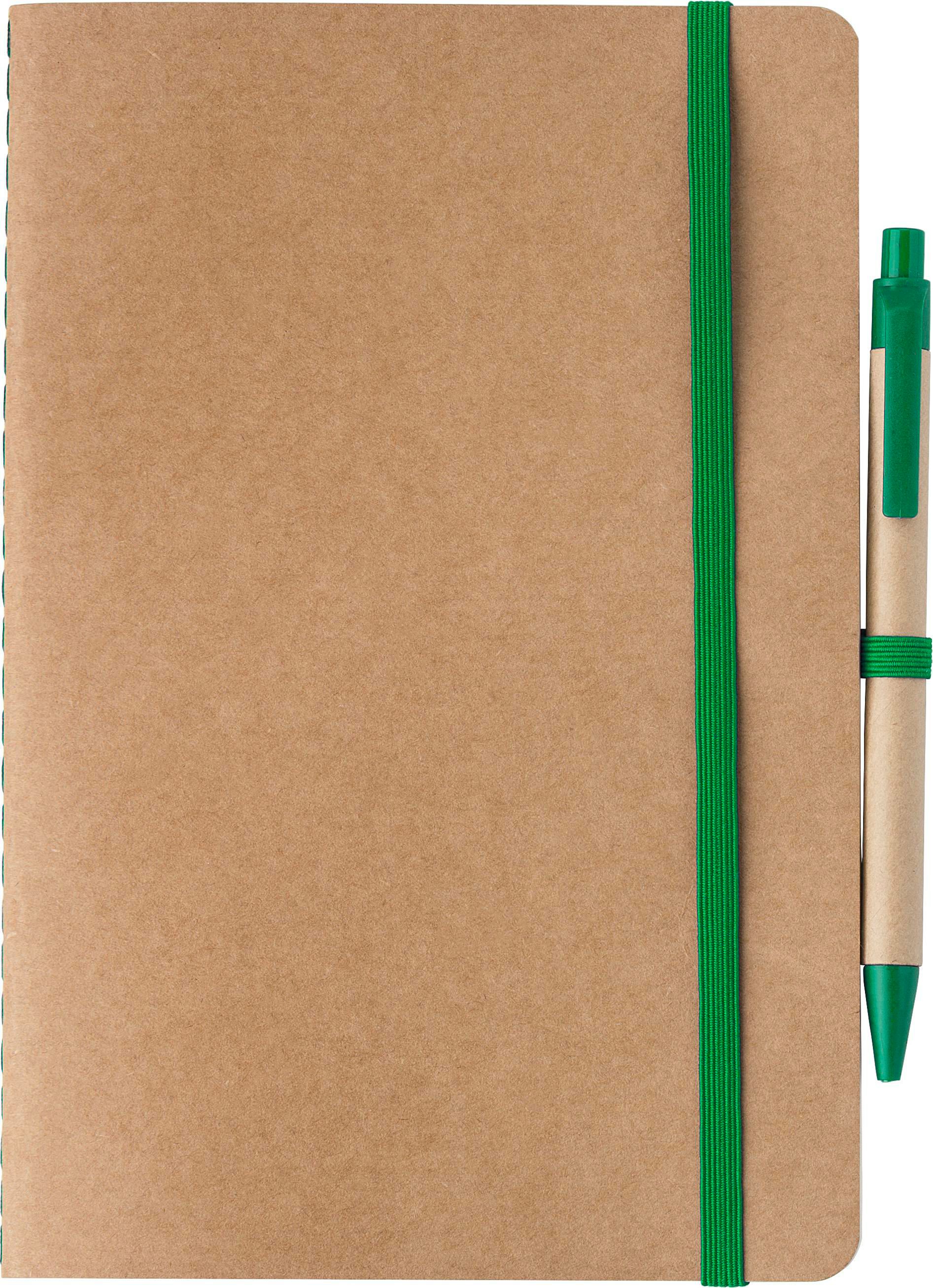 Carnet Theodore | Carton recyclé | A5 | Uni | Avec stylo