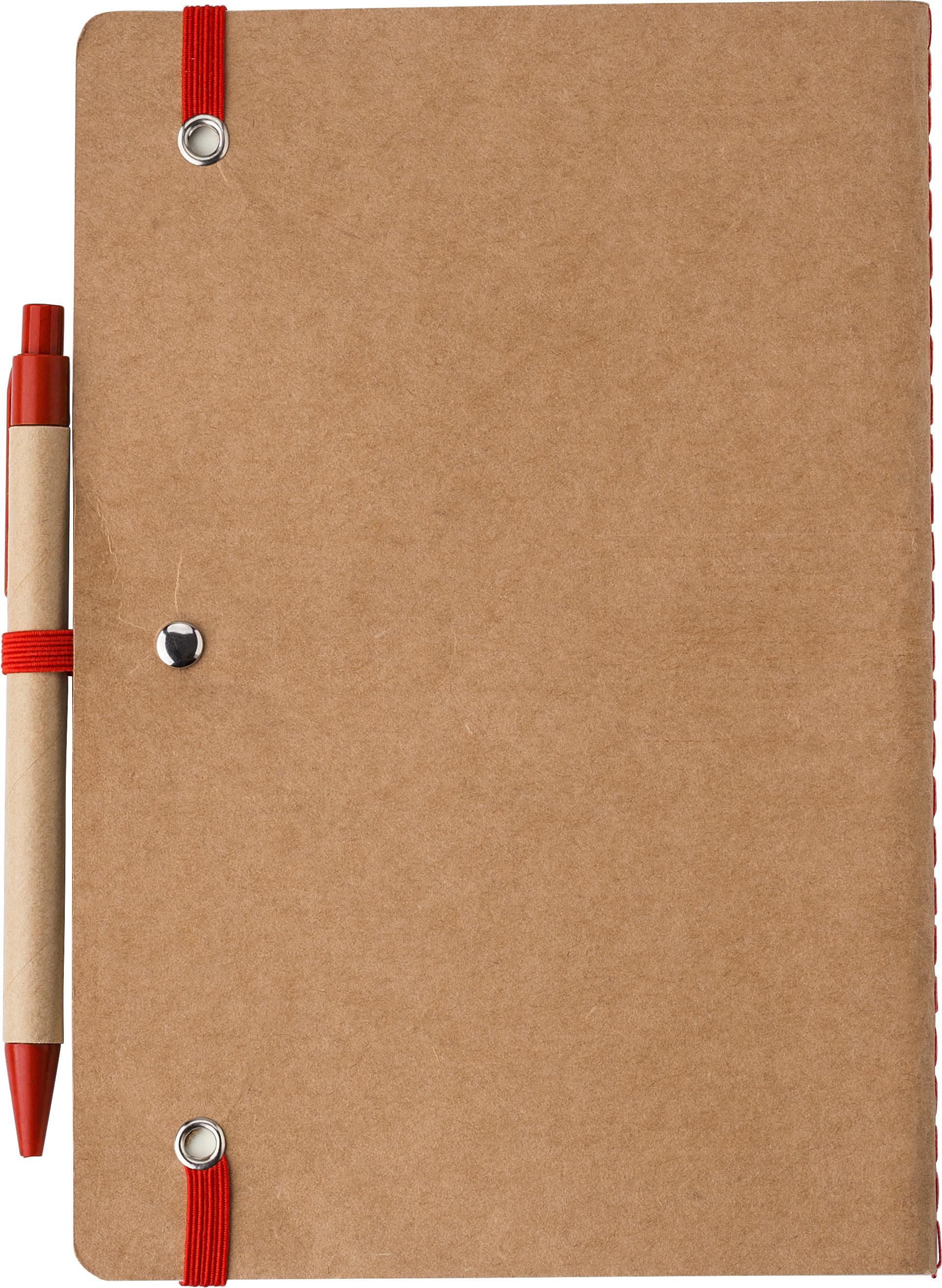 Carnet Theodore | Carton recyclé | A5 | Uni | Avec stylo