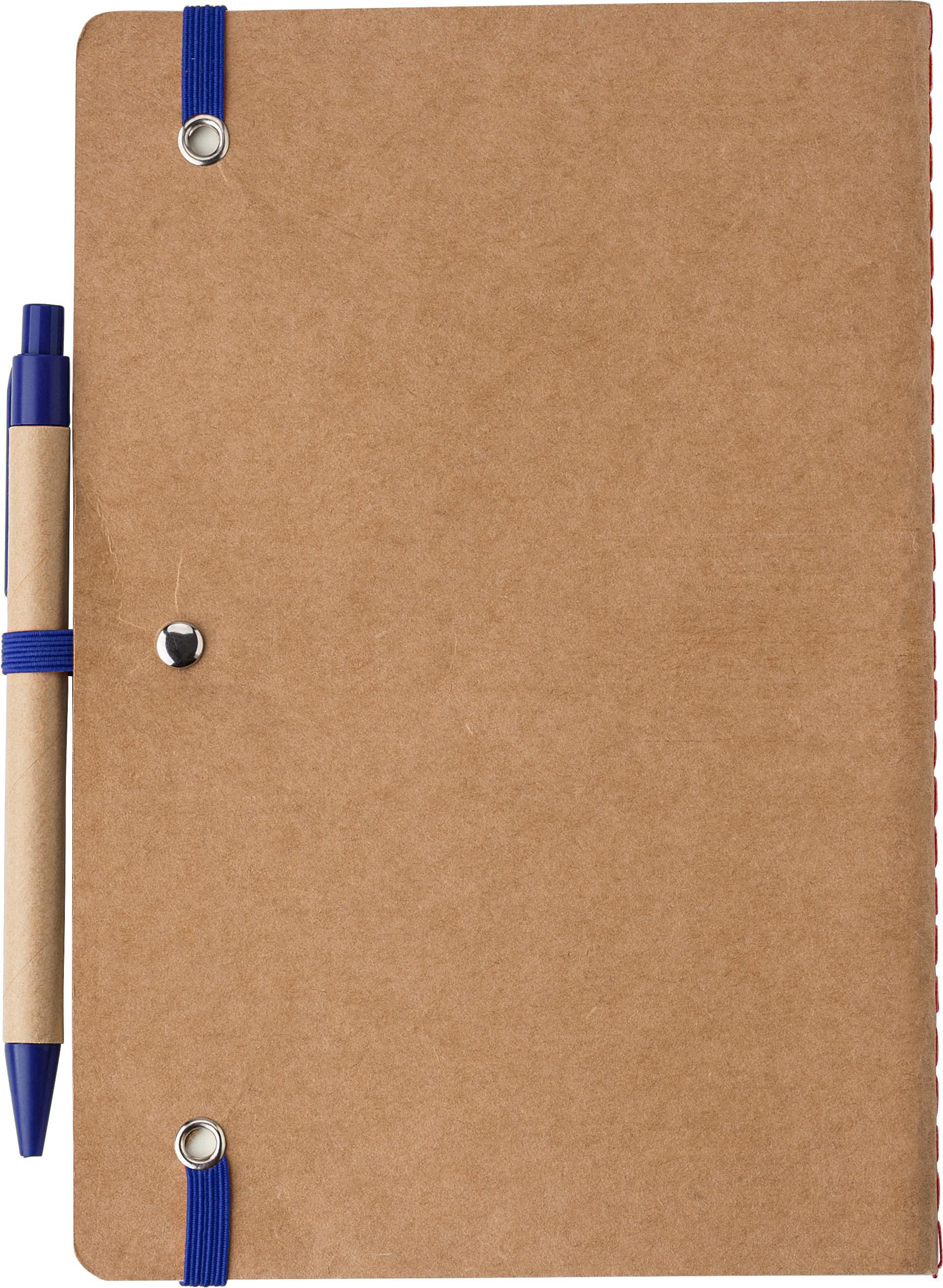 Carnet Theodore | Carton recyclé | A5 | Uni | Avec stylo