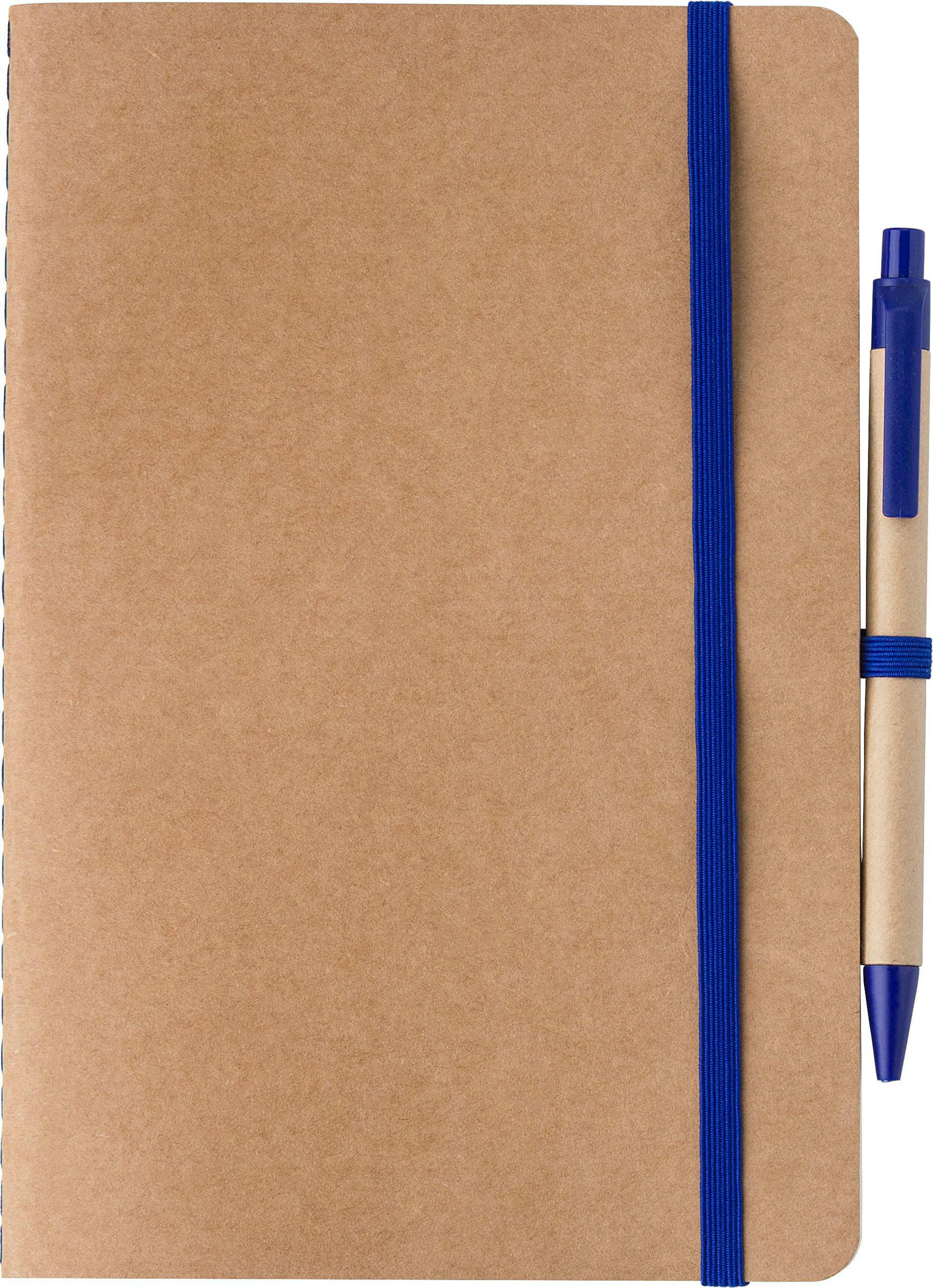 Carnet Theodore | Carton recyclé | A5 | Uni | Avec stylo