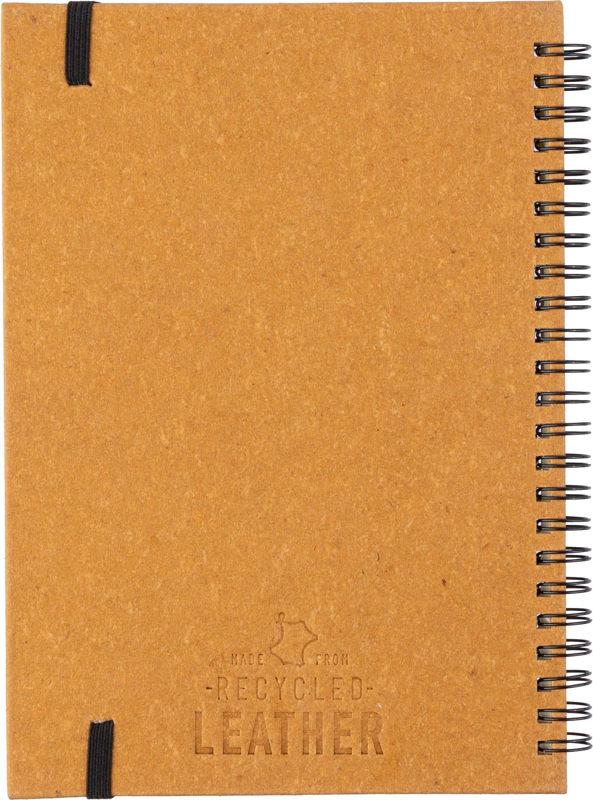 Carnet Egon | Cuir recyclé | A5 | Ligné