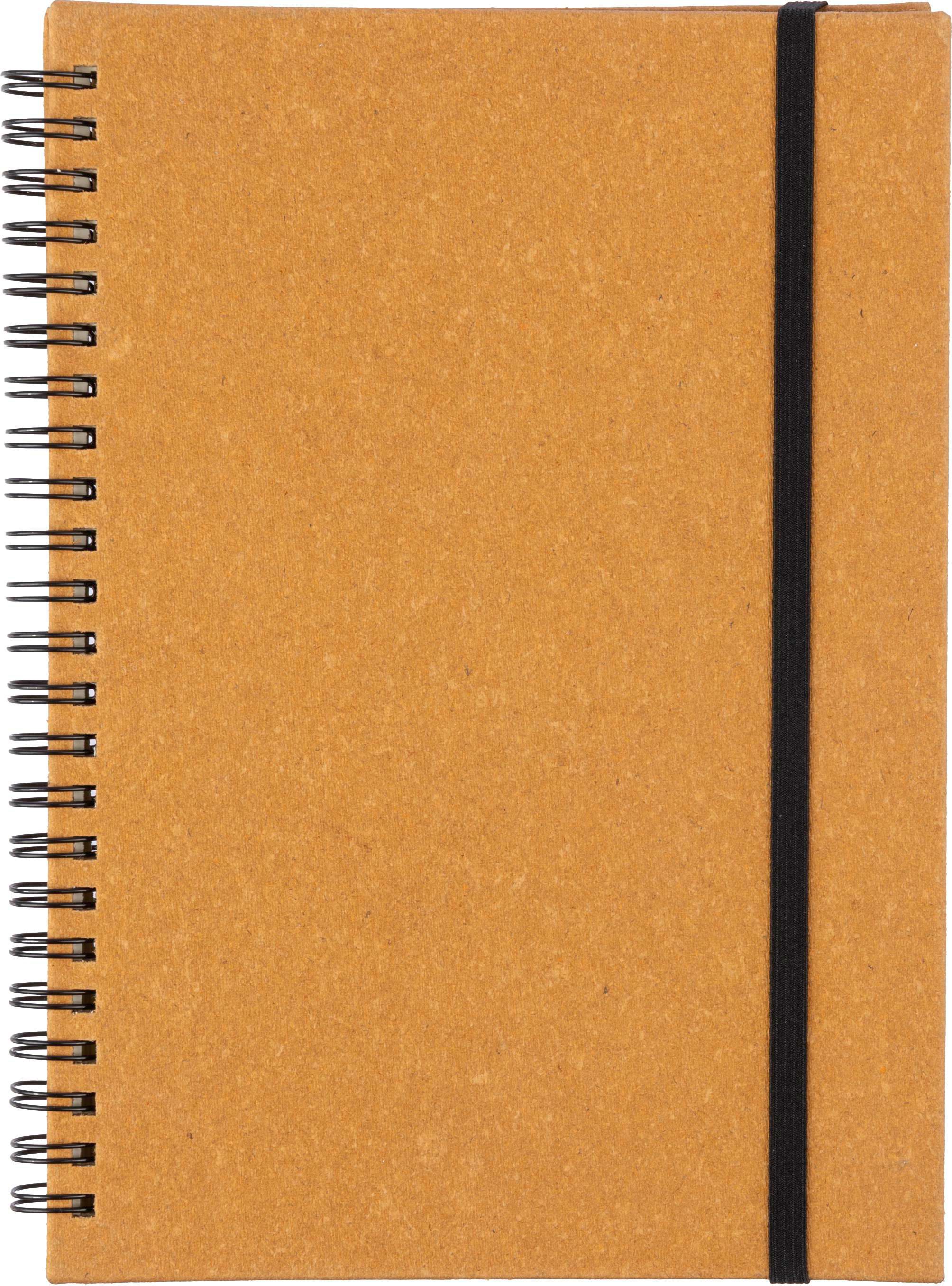 Carnet Egon | Cuir recyclé | A5 | Ligné