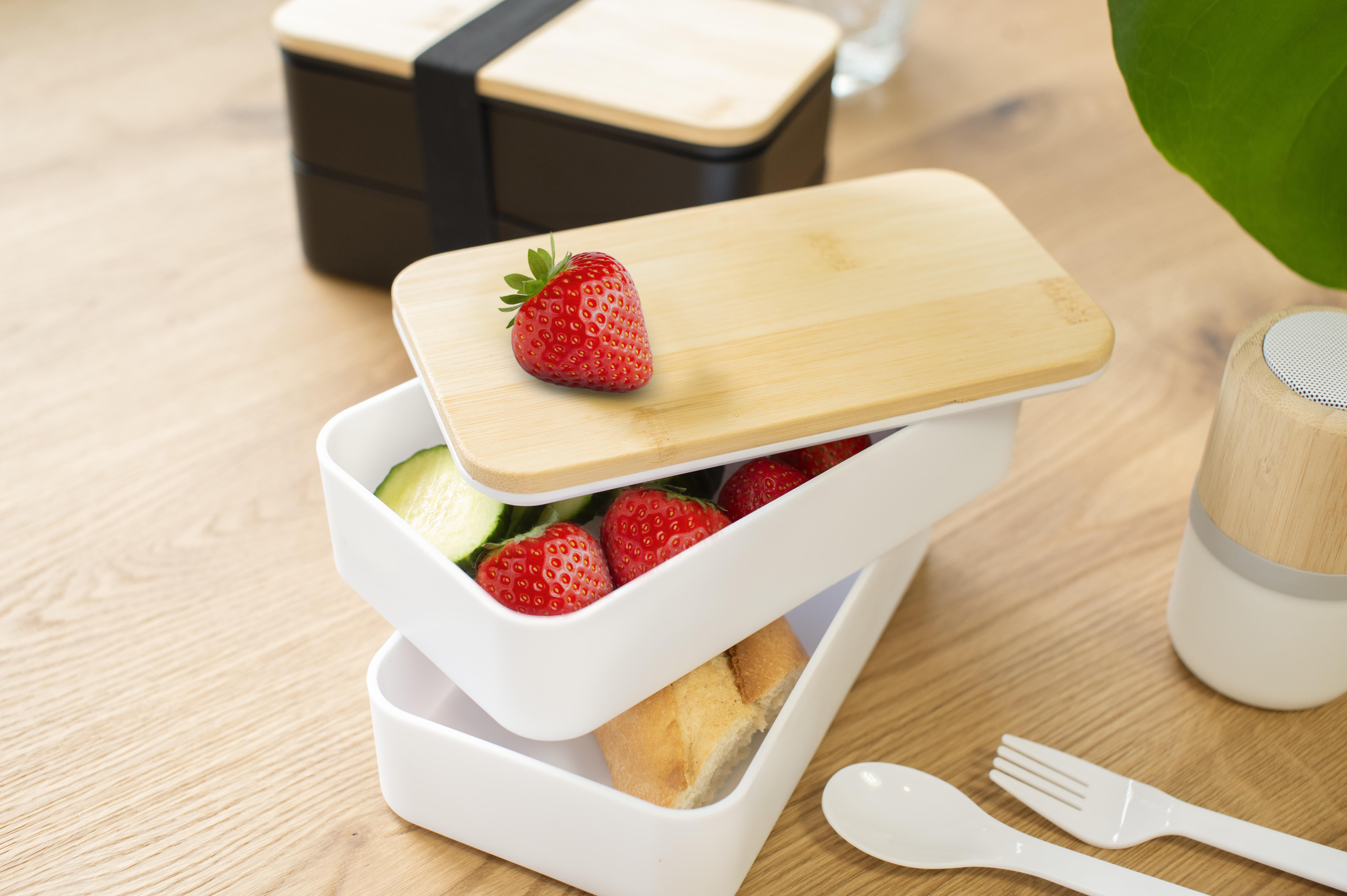 Lunch box double compartiment en PP Maxton