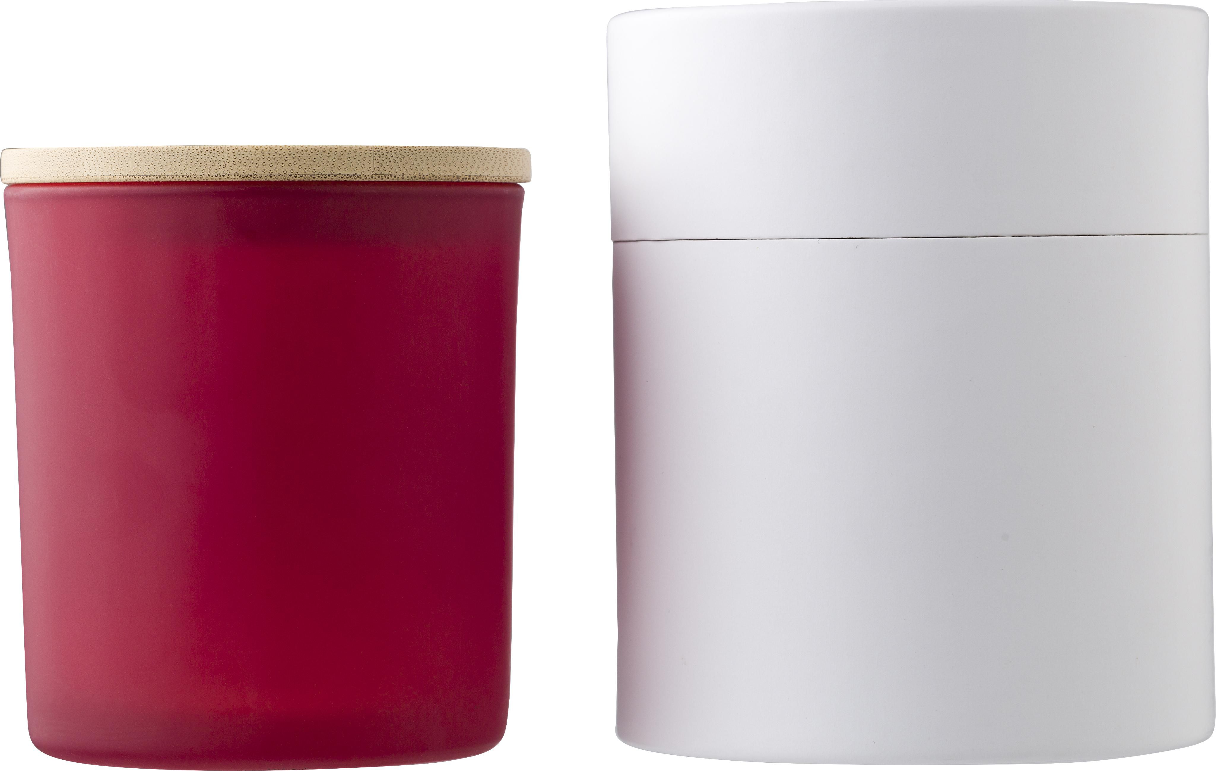 Bougie dans un contenant en verre Lucas