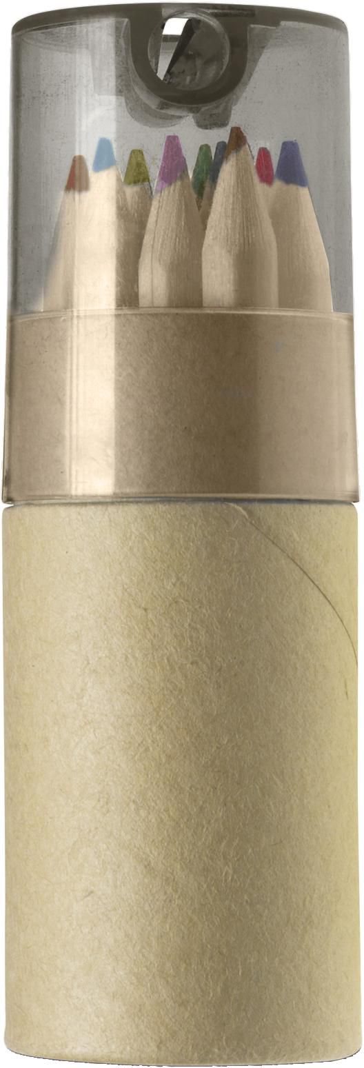 Tube cartonné de 12 crayons Terrence