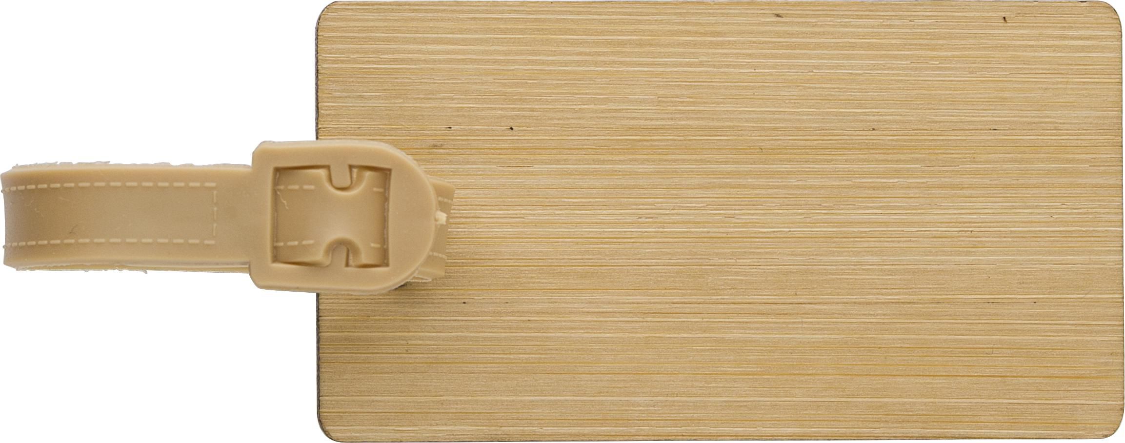 Porte-étiquette de valise en bambou Shawn