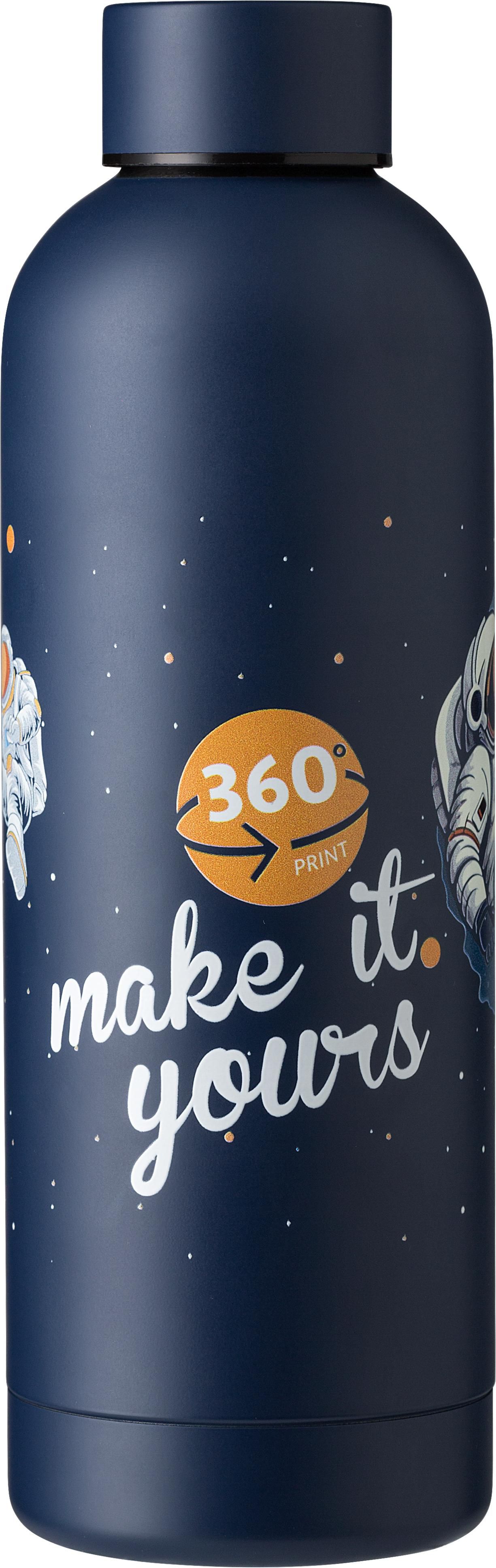 Gourde double paroi de 500 ml en acier inoxydable recyclé Isaih