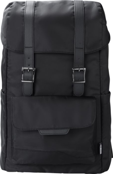 Zaino con patta in twill di poliestere 290 T rPET Marlowe