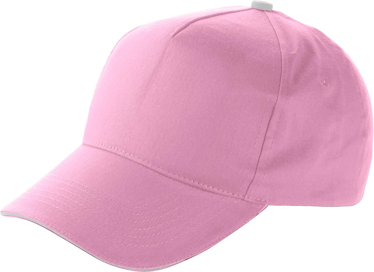 Bomulds kasket Beau, pink